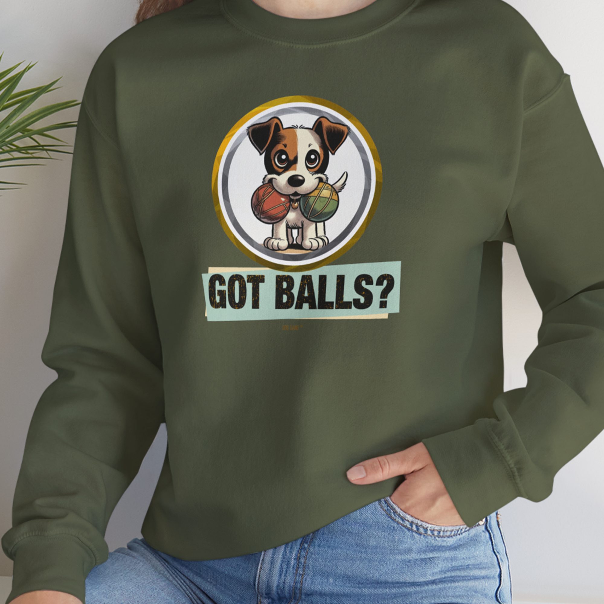 Got Balls? Volume 5, Unisex Sweatshirt-, Design by Dog Gang