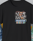My Heart Belong To Dogs (discover my inner joy), Volume 3, Unisex T-Shirt-Black, Design by Dog Gang