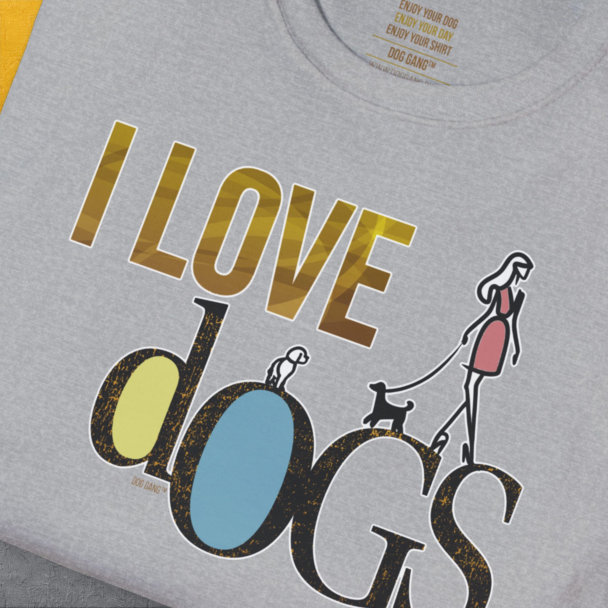 I Love Dogs - Series I, Volume 2, Unisex T-Shirt-, Design by Dog Gang