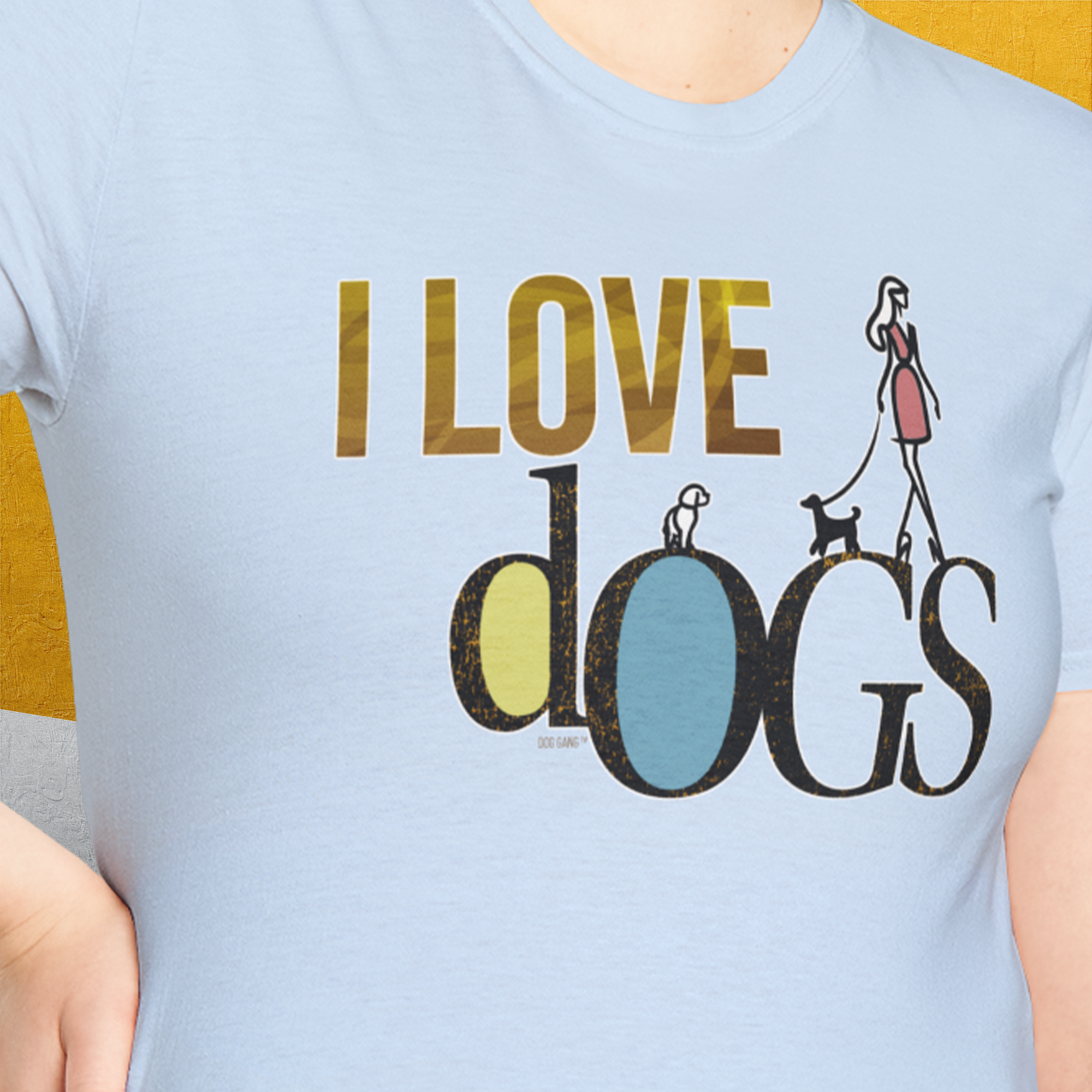 I Love Dogs - Series I, Volume 2, Unisex T-Shirt-, a fun and stylish design for dog lovers from Dog Gang