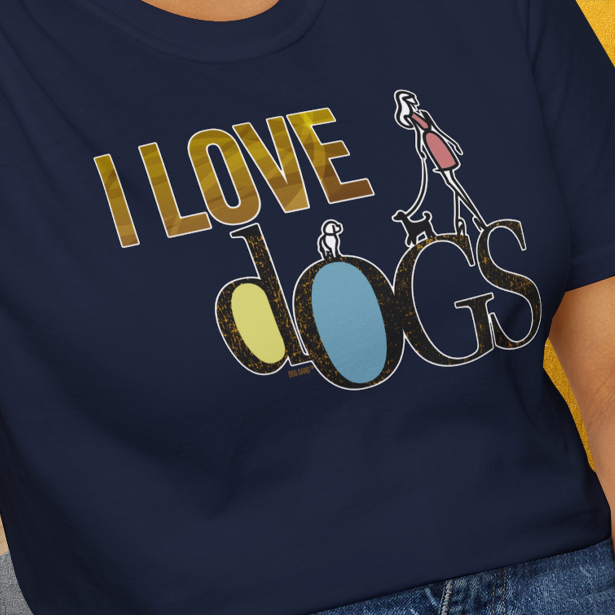 I Love Dogs - Series I, Volume 2, Unisex T-Shirt-. A dog-themed Design from Dog Gang