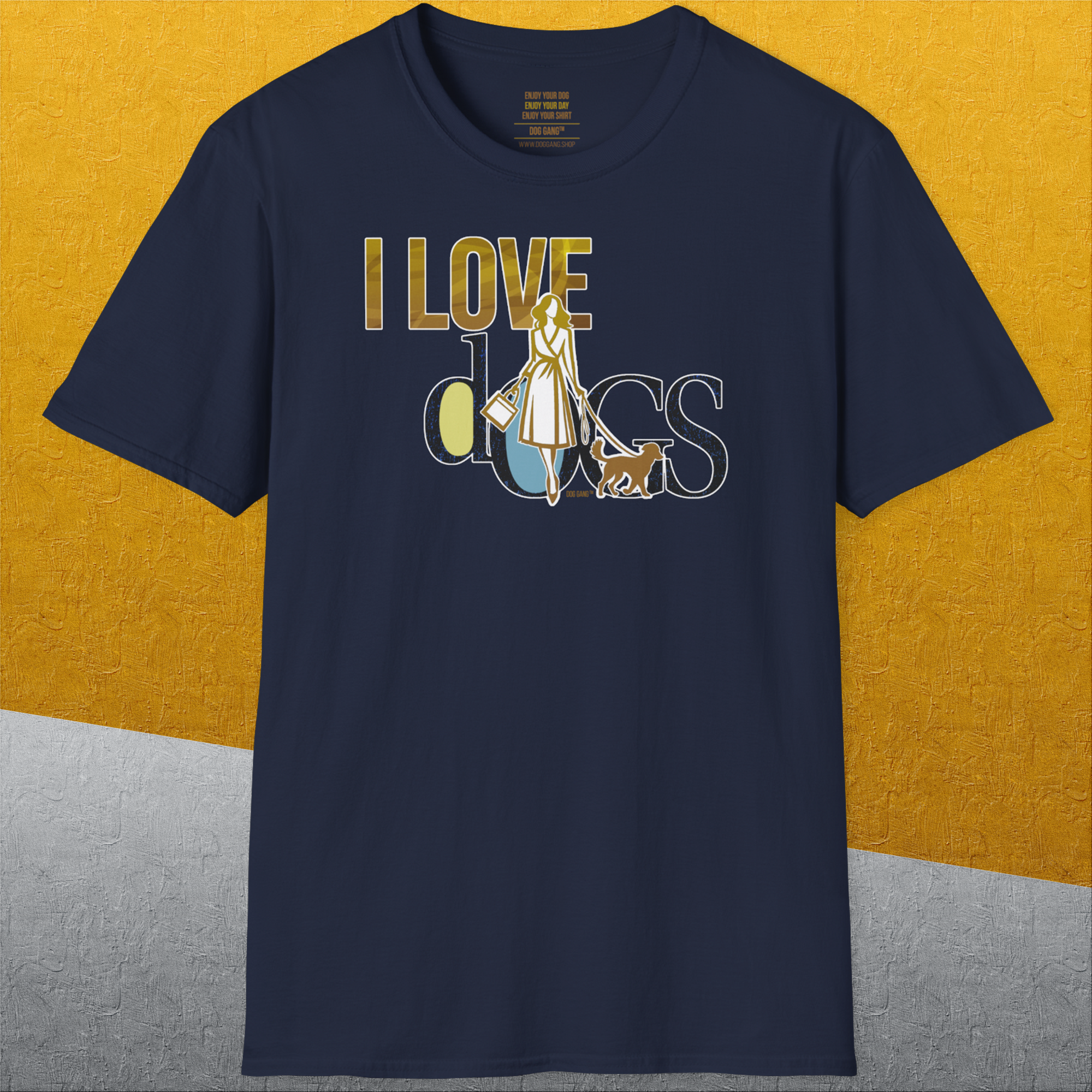 I Love Dogs - Series I, Volume 3, Unisex T-Shirt-. A dog-themed Design from Dog Gang