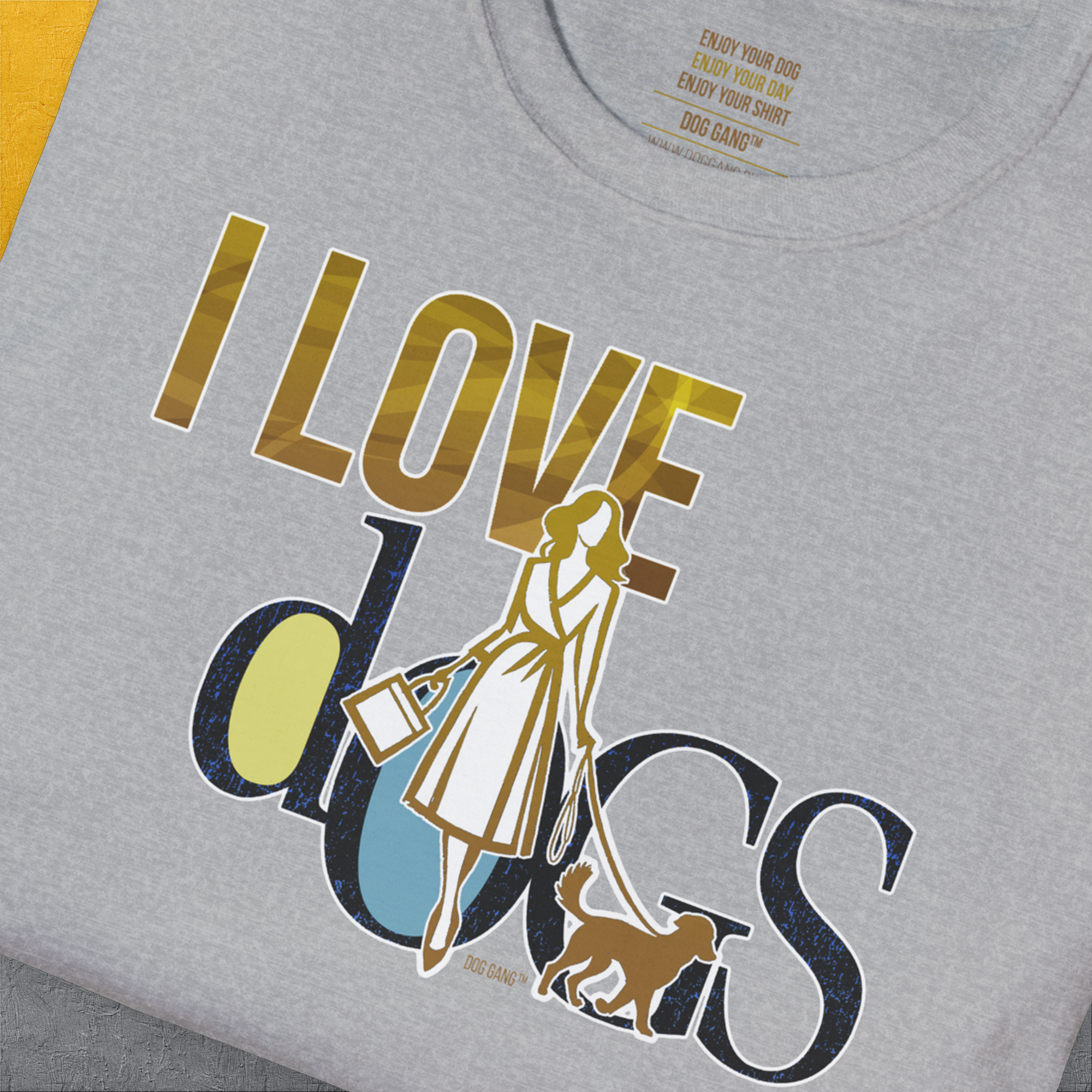 I Love Dogs - Series I, Volume 3, Unisex T-Shirt-, Design by Dog Gang