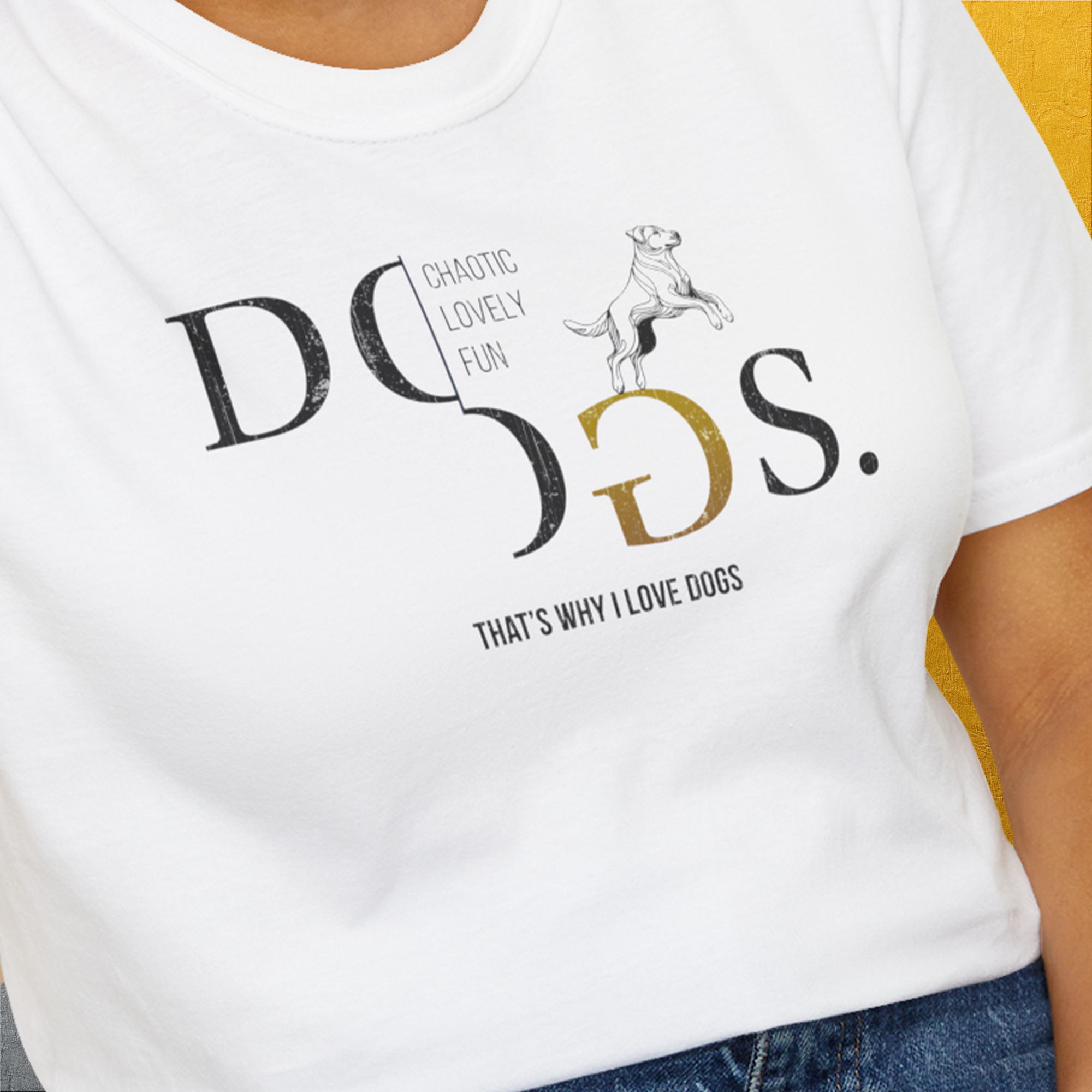 I Love Dogs - Series I, Volume 4, Unisex T-Shirt-, a fun and stylish design for dog lovers from Dog Gang