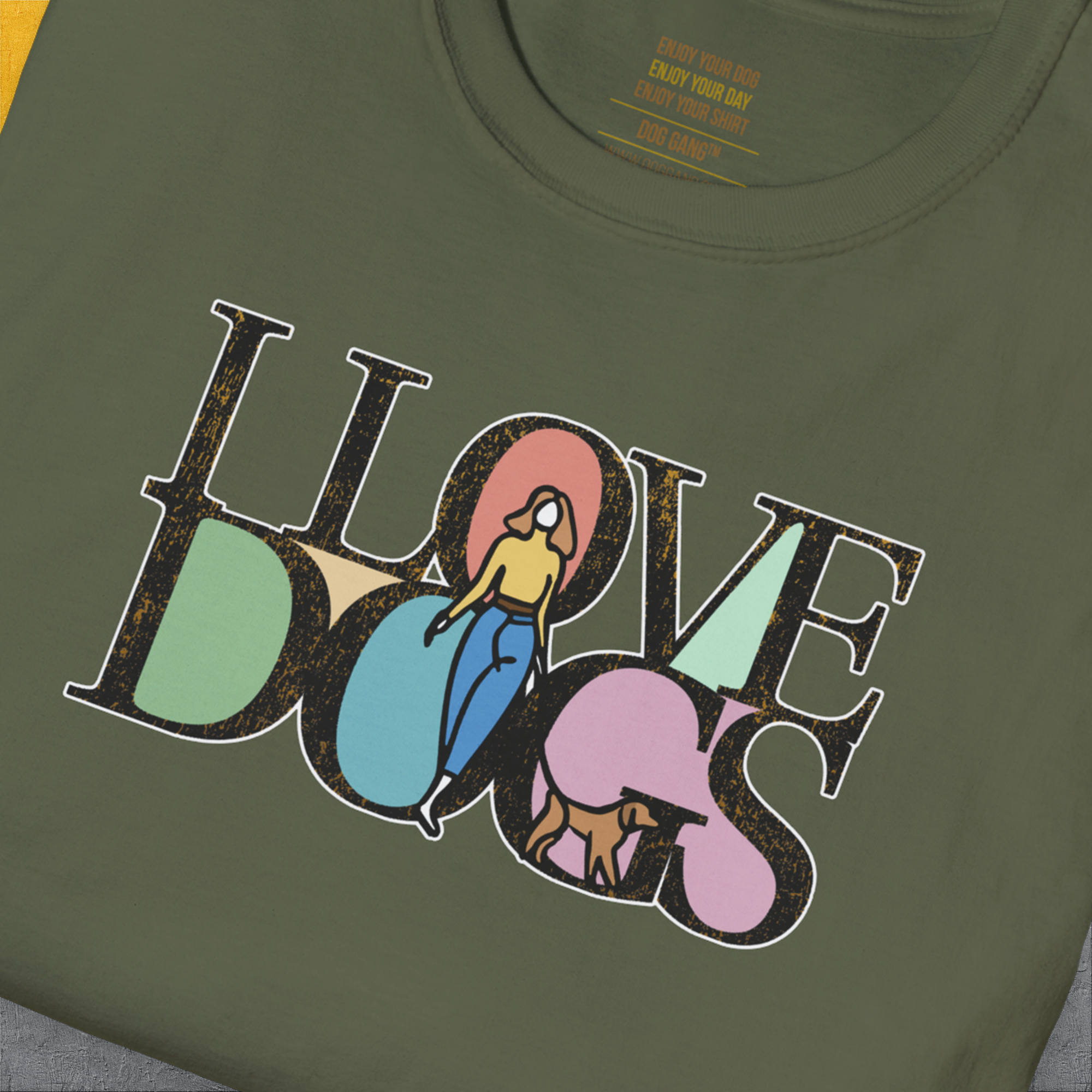 I Love Dogs - Series I, Volume 5, Unisex T-Shirt-. A dog-themed Design from Dog Gang