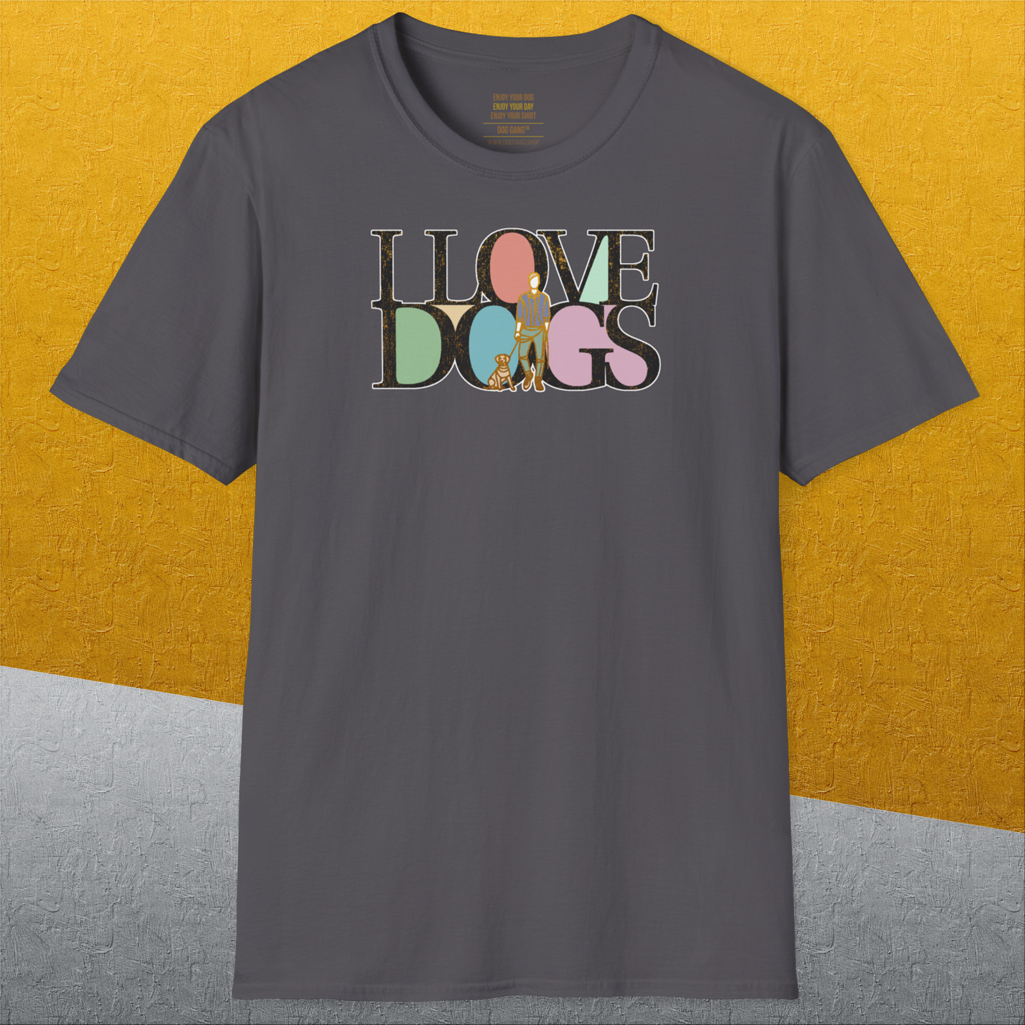 I Love Dogs - Series I, Volume 6, Unisex T-Shirt-, a cool and stylish design with a funny saying from Dog Gang