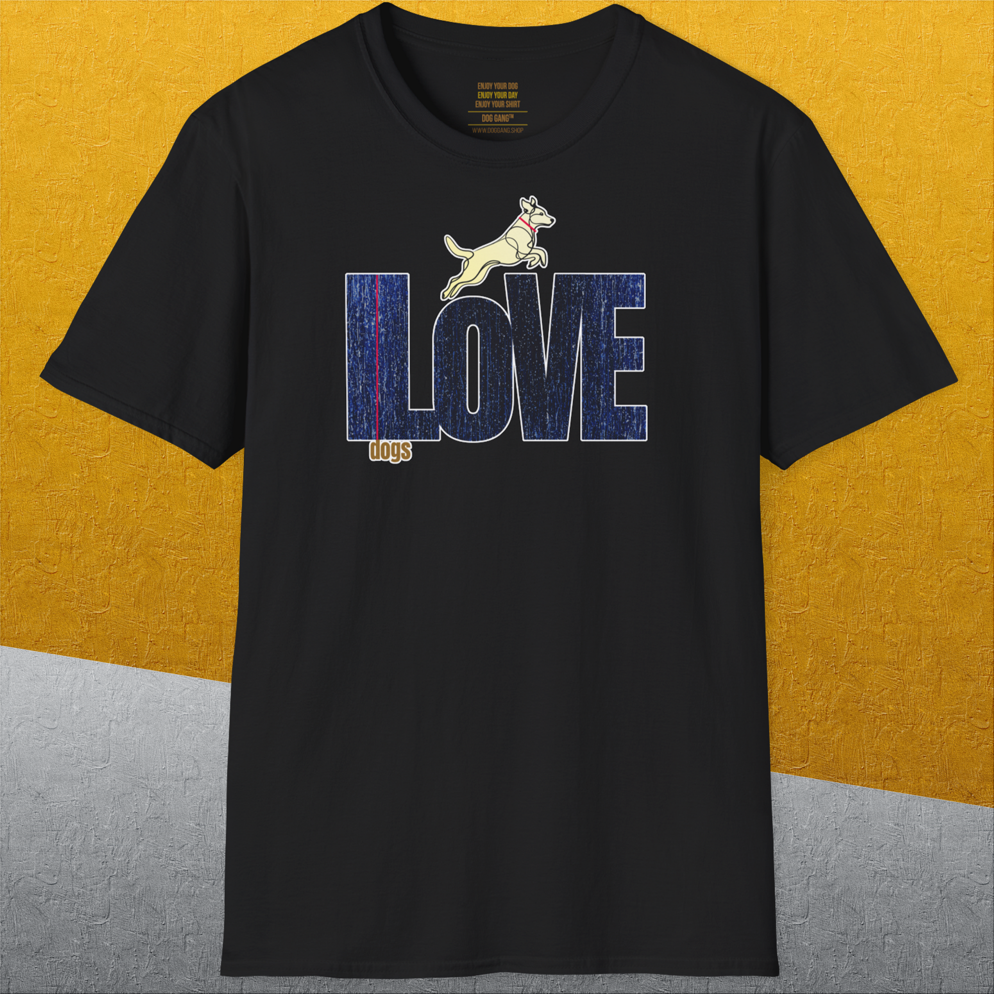 I Love Dogs - Series I, Volume 7, Unisex T-Shirt-. A dog-themed Design from Dog Gang