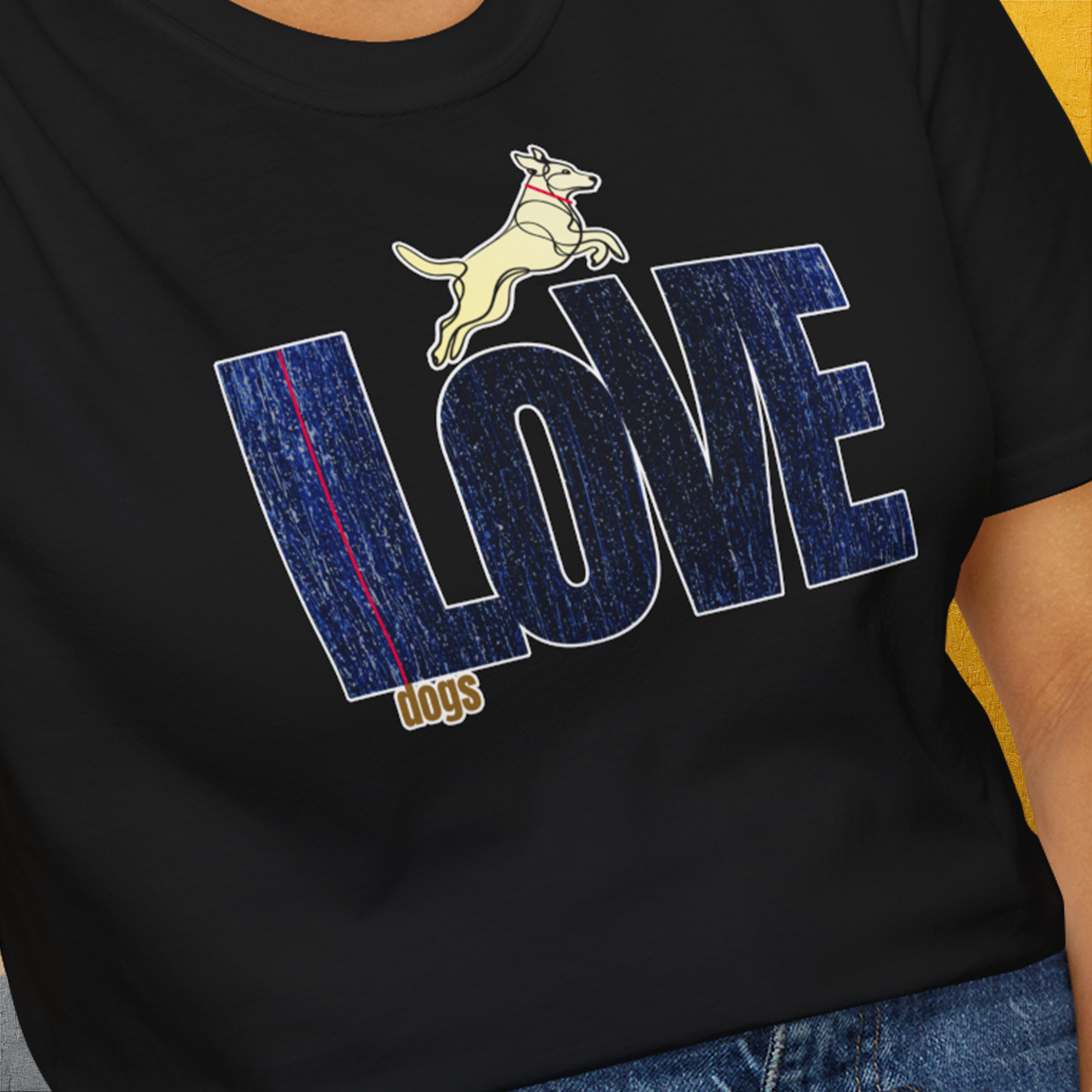 I Love Dogs - Series I, Volume 7, Unisex T-Shirt-, a fun and stylish design for dog lovers from Dog Gang