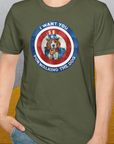 I Want You For Walking The Dog, Volume 1, Unisex T-Shirt-, Design by Dog Gang