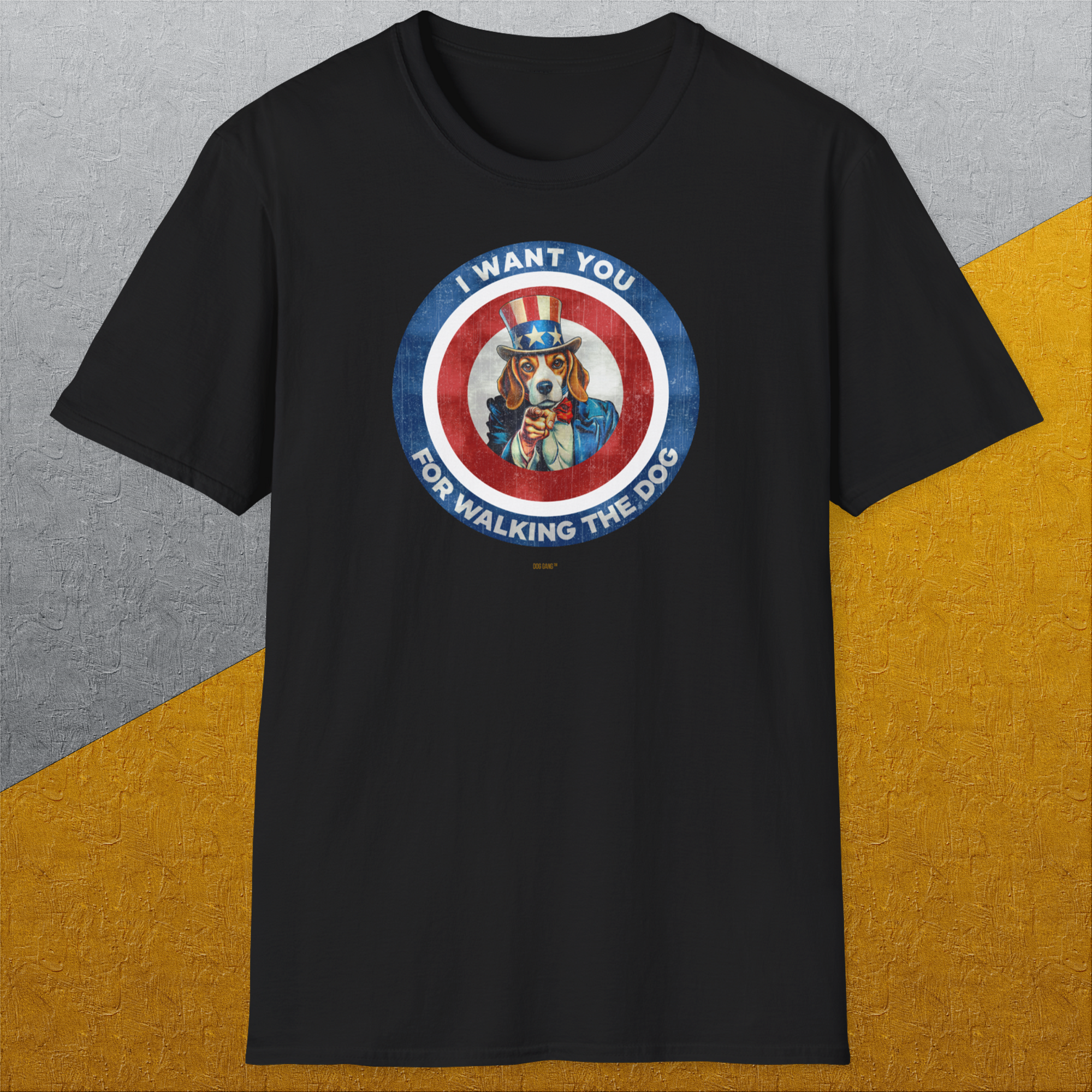 I Want You For Walking The Dog, Volume 1, Unisex T-Shirt-, a cool and stylish design with a funny saying from Dog Gang