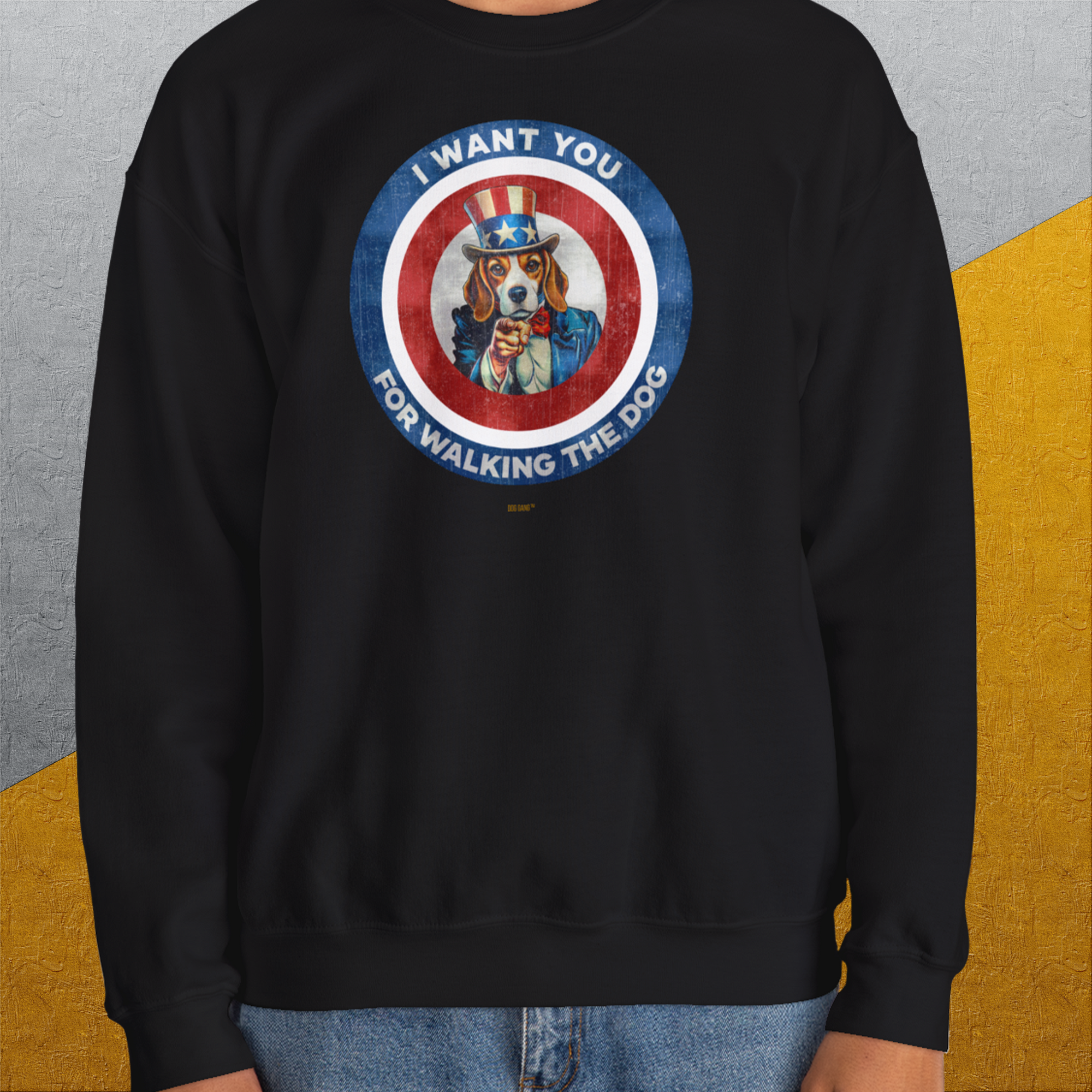 I Want You For Walking The Dog, Volume 1, Unisex Sweatshirt-, Design by Dog Gang