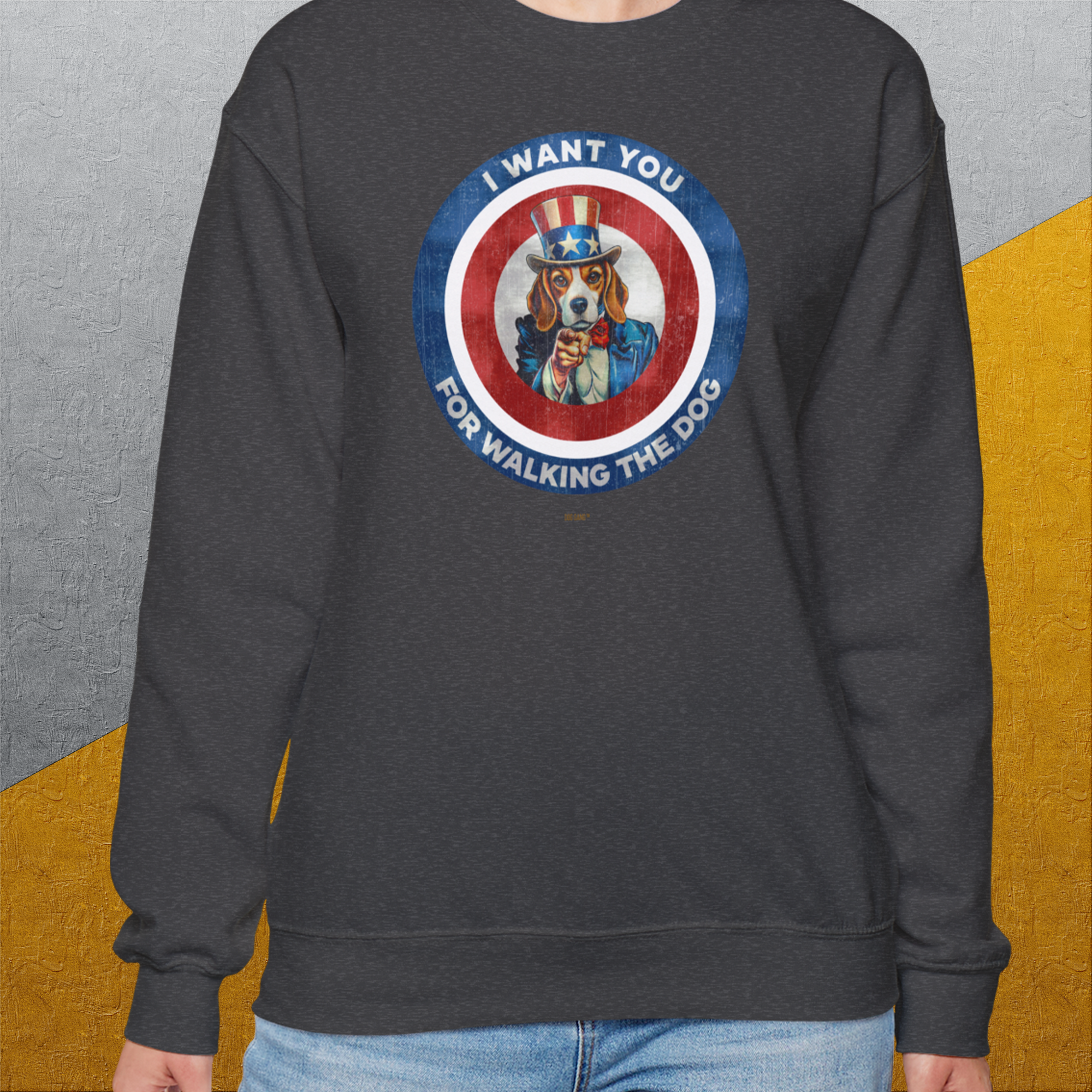 I Want You For Walking The Dog, Volume 1, Unisex Sweatshirt-, Design by Dog Gang