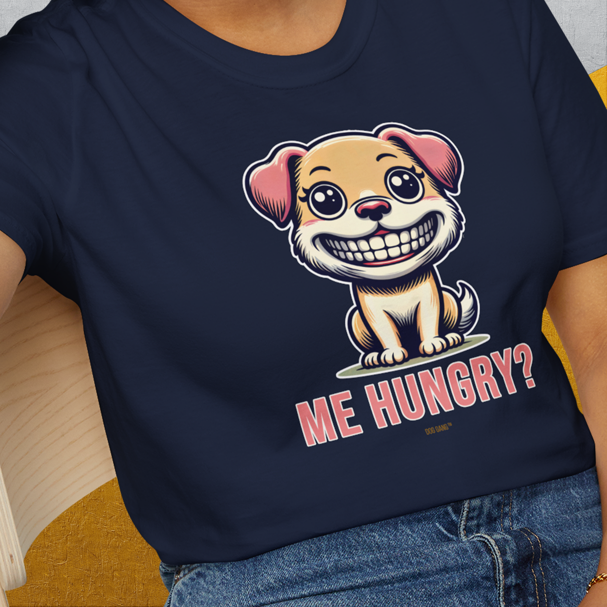 Me Hungry? Volume 1, Unisex T-Shirt-, a fun and stylish design for dog lovers from Dog Gang