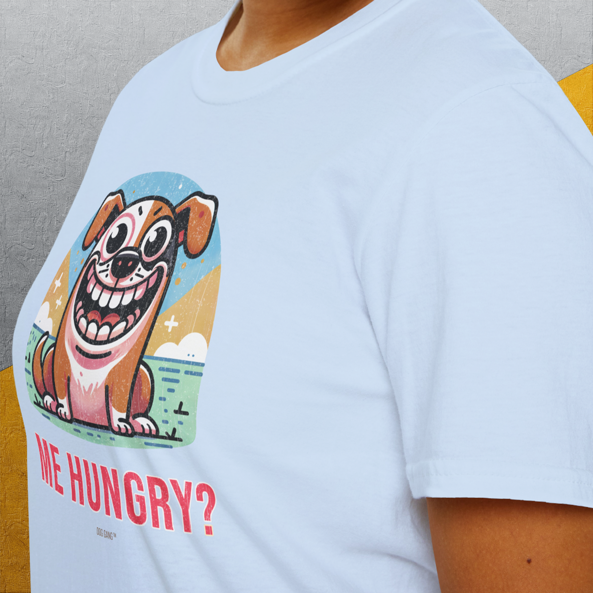 Me Hungry? Volume 3, Unisex T-Shirt-, Design by Dog Gang