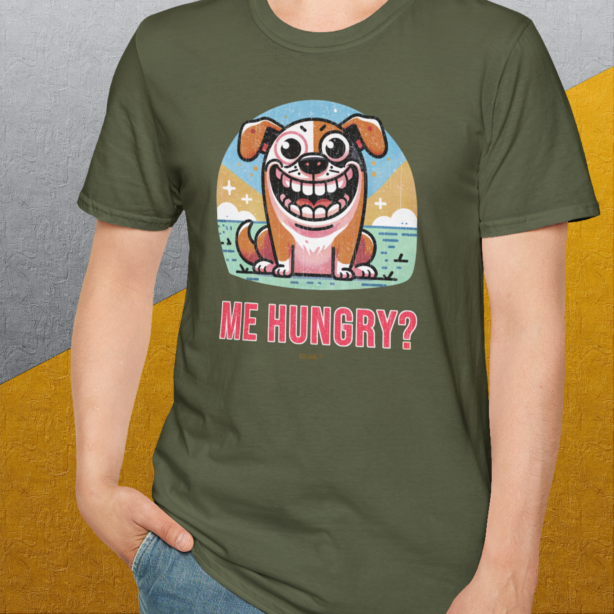 Me Hungry? Volume 3, Unisex T-Shirt-, Design by Dog Gang