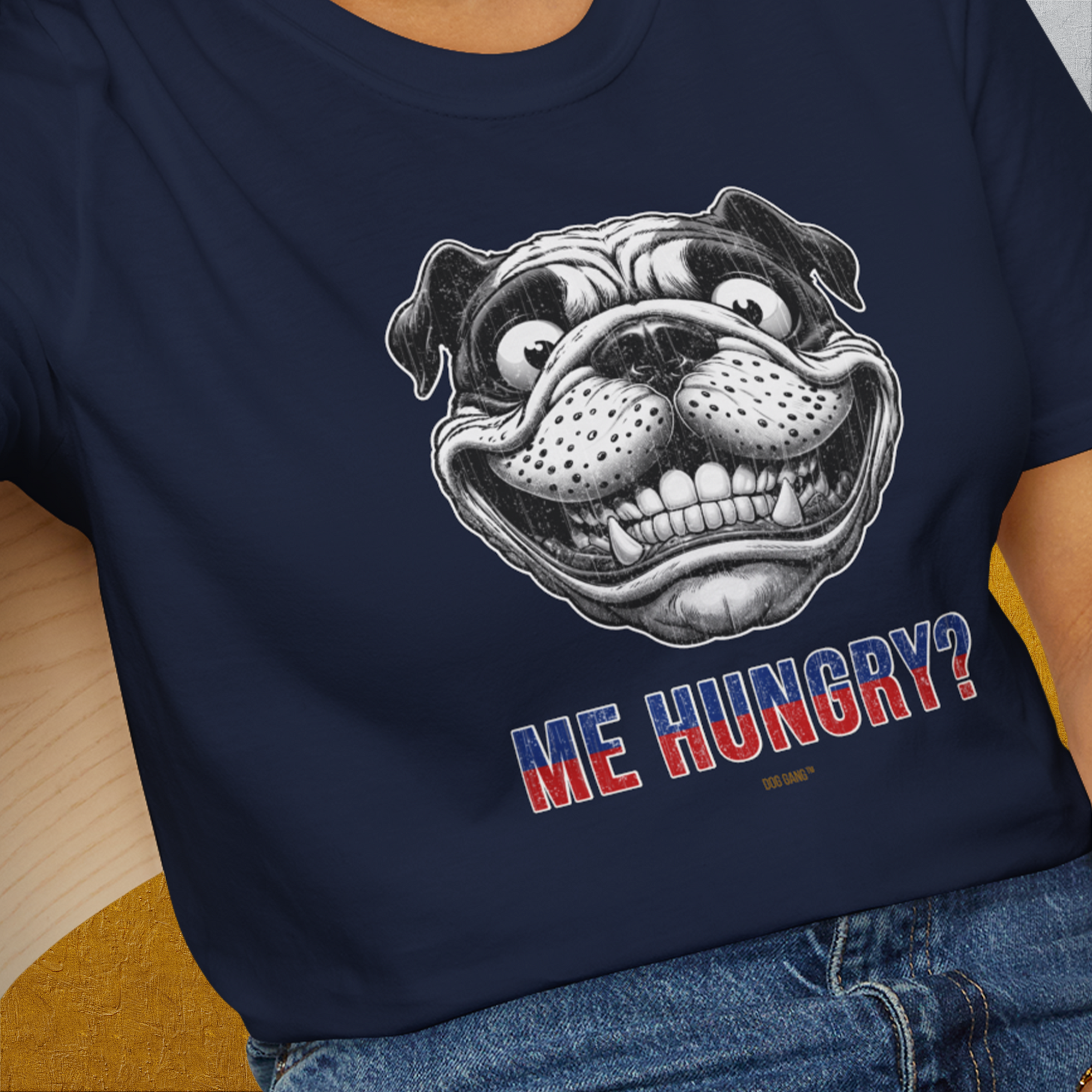Me Hungry? Volume 5, Unisex T-Shirt-, a fun and stylish design for dog lovers from Dog Gang