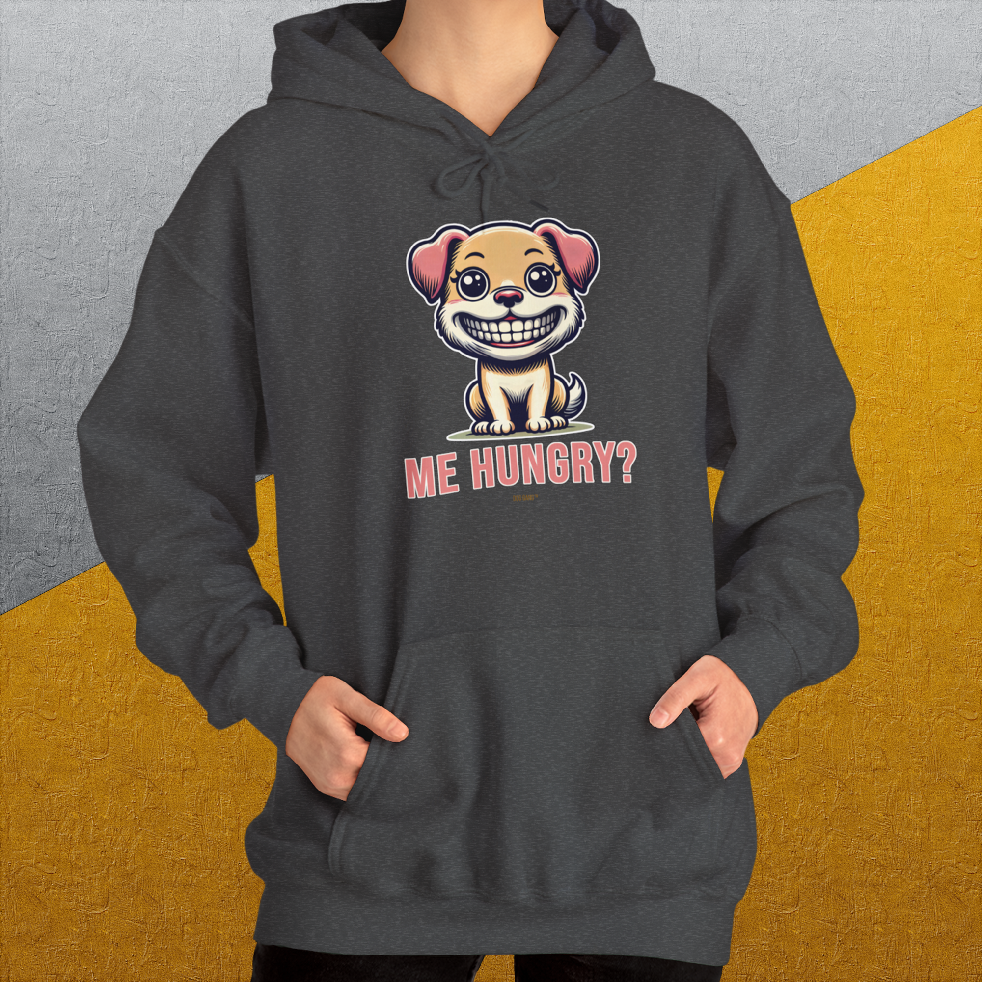 Me Hungry? Volume 1, Unisex Hoodie-, Design by Dog Gang