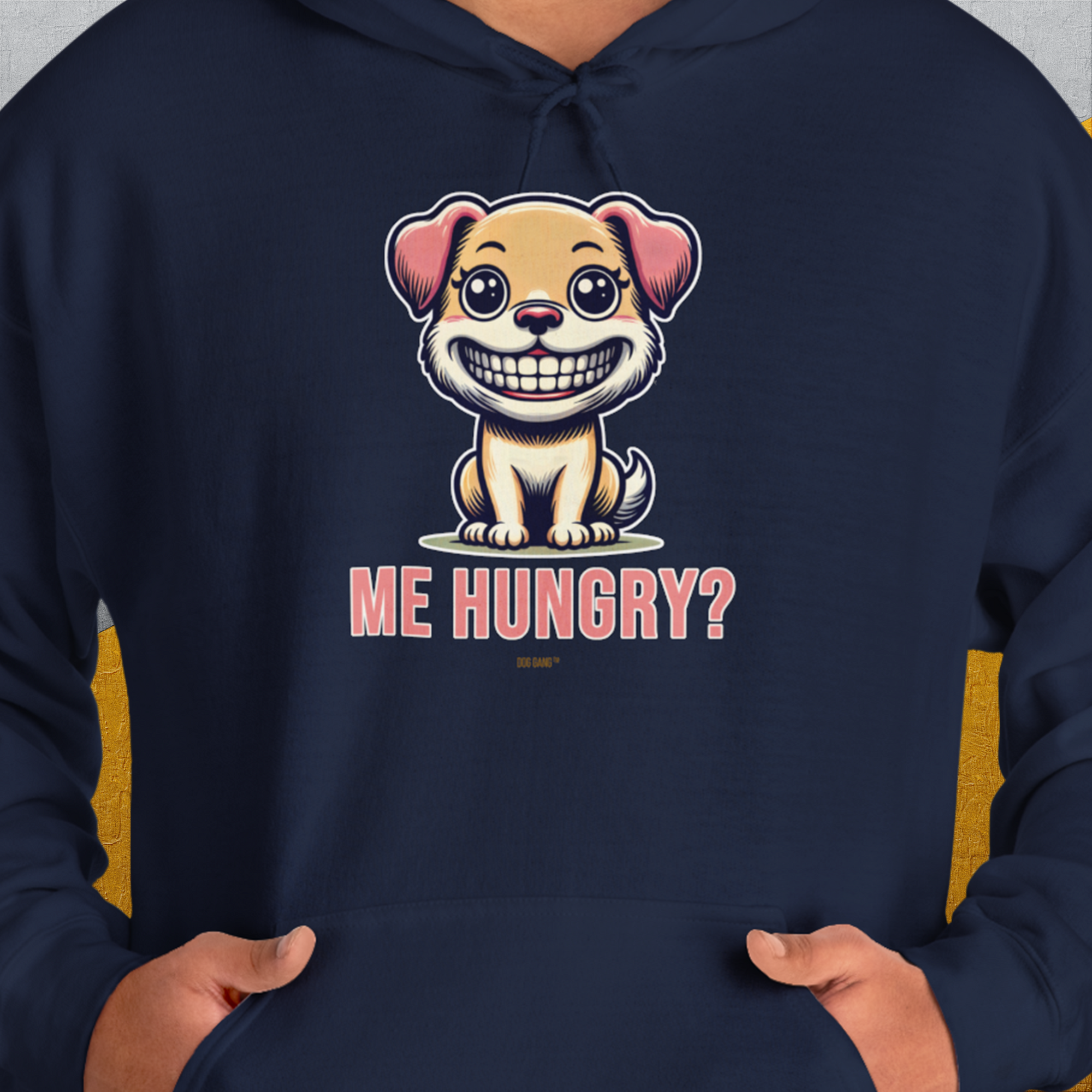 Me Hungry? Volume 1, Unisex Hoodie-, Design by Dog Gang