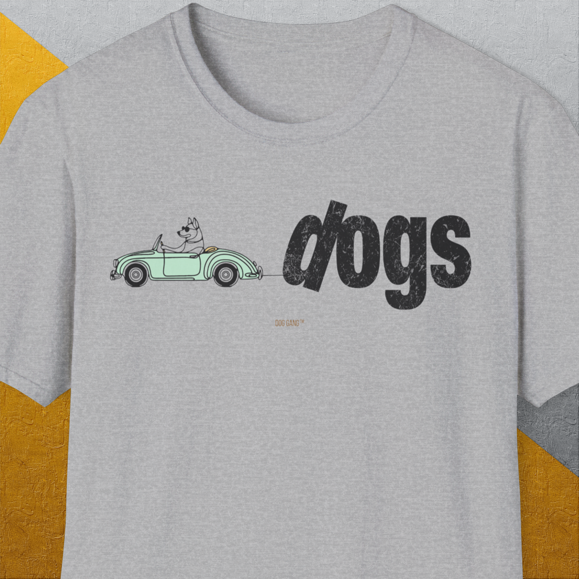 The Dog Gang Minimalistic Series II, Volume 2, Unisex T-Shirt funny dog print, Design by Dog Gang