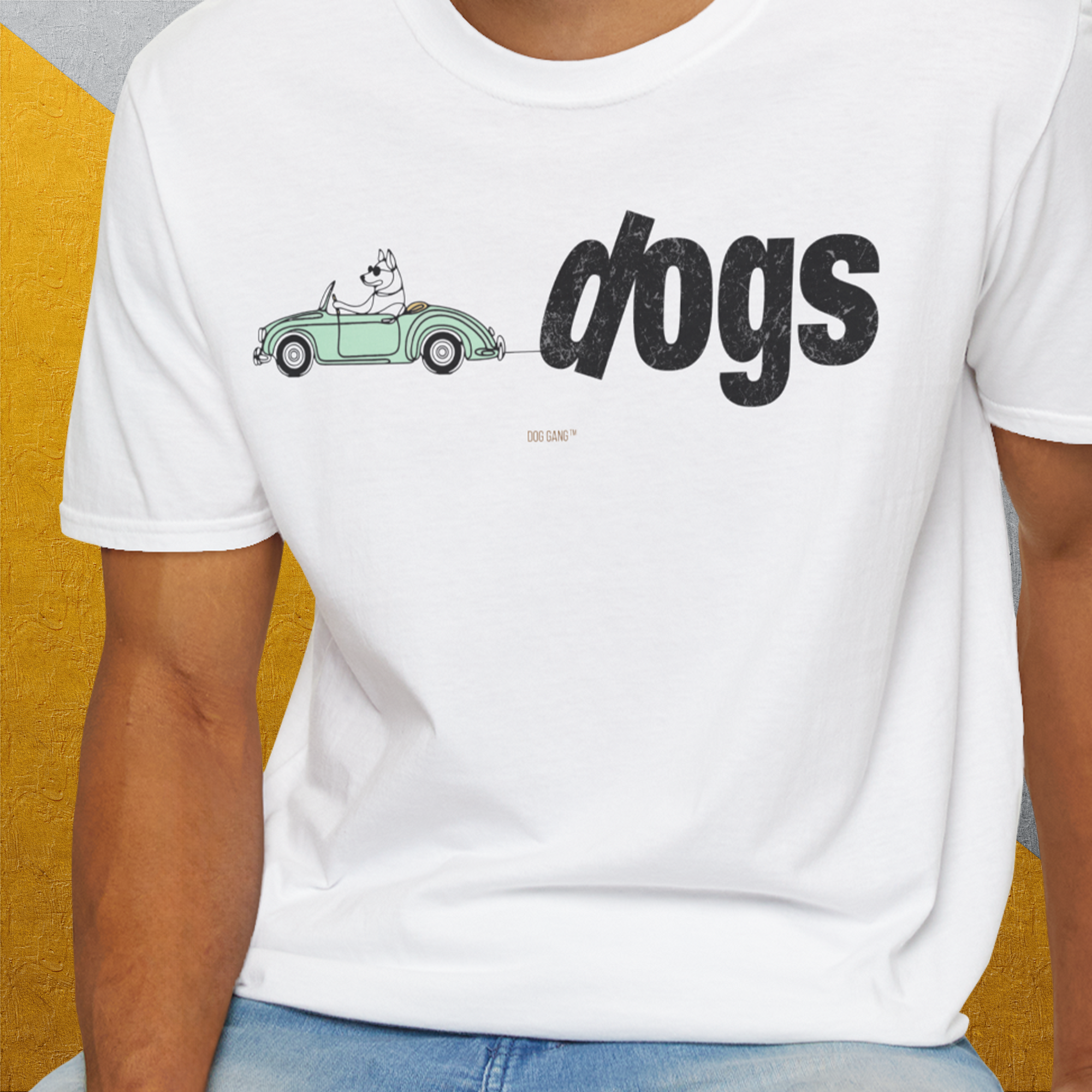 The Dog Gang Minimalistic Series II, Volume 2, Unisex T-Shirt-a minimalistic Shirtdesign for dog lovers by Dog Gang