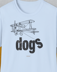 The Dog Gang Minimalistic Series II, Volume 4, Unisex T-Shirt-Light Blue-Design made by Dog Gang