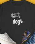 The Dog Gang Minimalistic Series II, Volume 4, Women's T-Shirt-Black. A perfect gift for dog lovers and dog owners. Design by Dog Gang