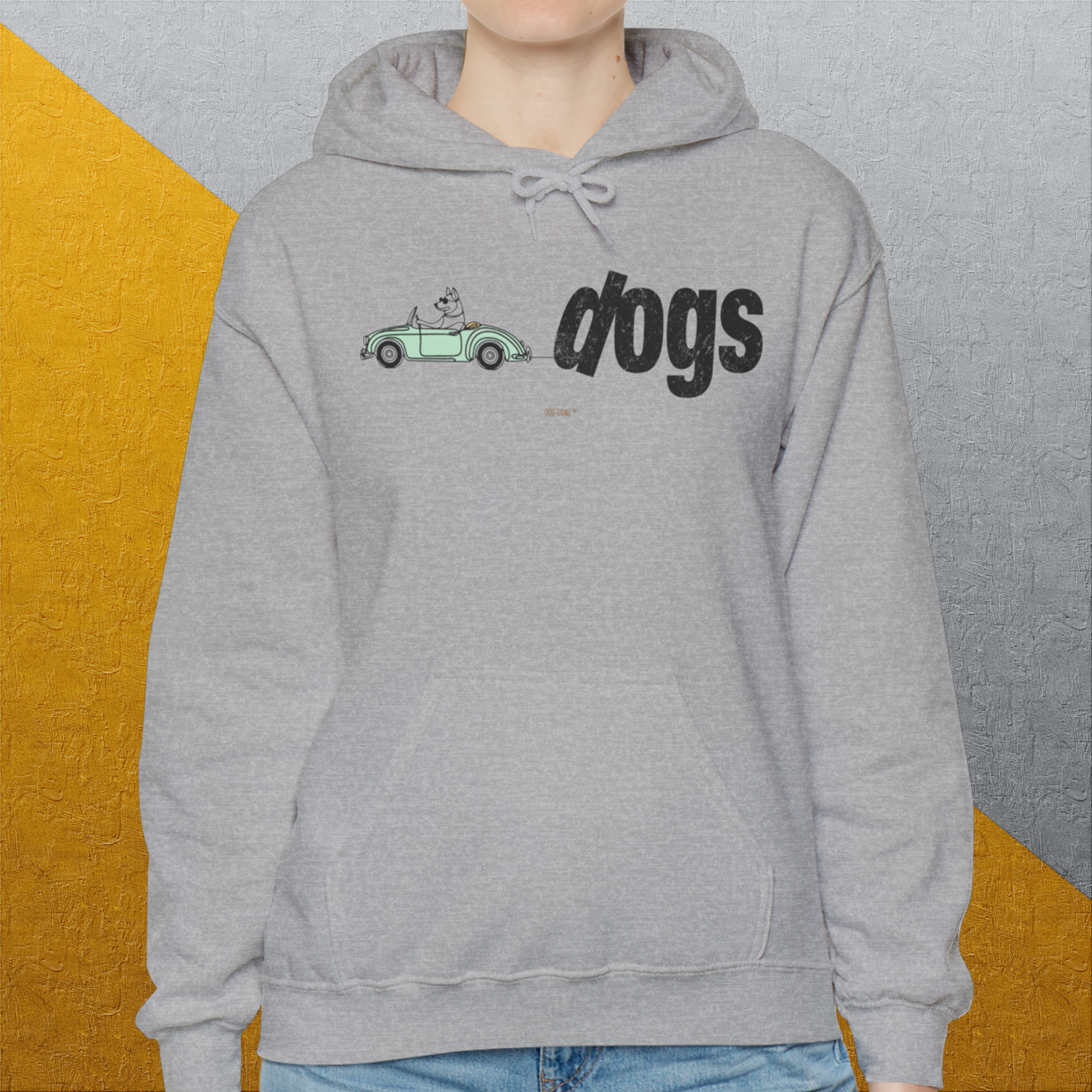 The Dog Gang Minimalistic Series II, Volume 2, Unisex Hoodie-a minimalistic Shirtdesign by Dog Gang of Switzerland
