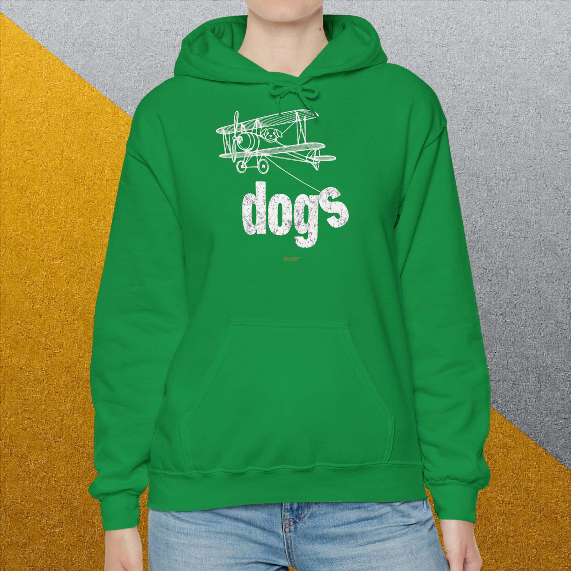 The Dog Gang Minimalistic Series II, Volume 4, Unisex Hoodie-. For dog lovers and dog owners. Design by Dog Gang