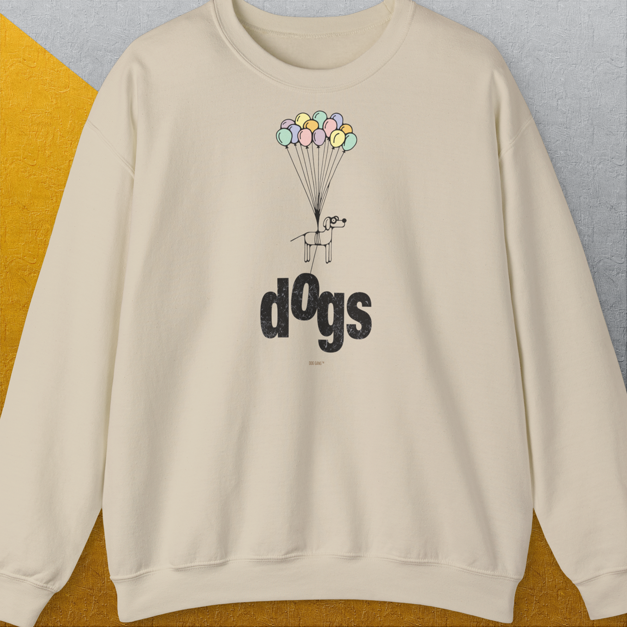The Dog Gang Minimalistic Series II, Volume 1, Unisex Sweatshirt, lustiger Spruch mit Hund. Für humorvolle Hundefreunde. Design by Dog Gang