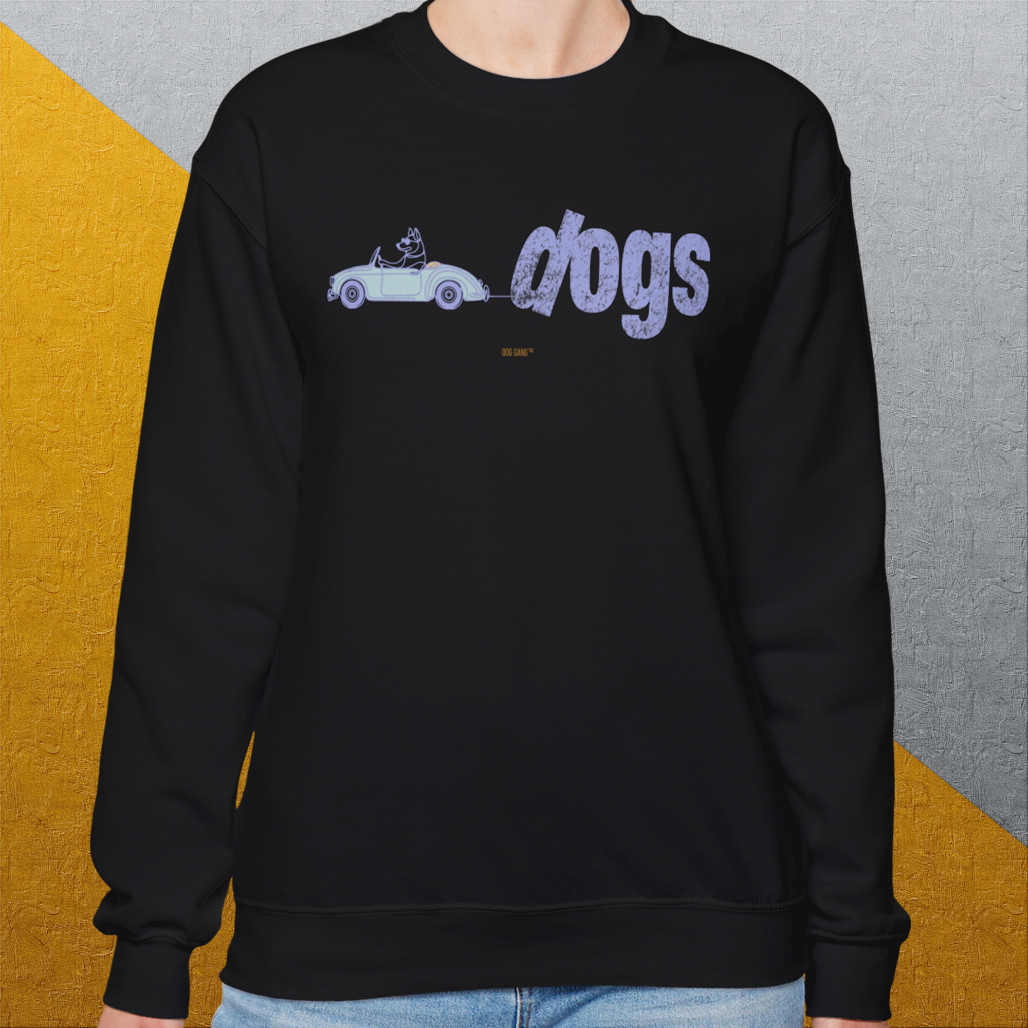 The Dog Gang Minimalistic Series II, Volume 2, Unisex Sweatshirt-a minimalistic Shirtdesign for dog lovers by Dog Gang