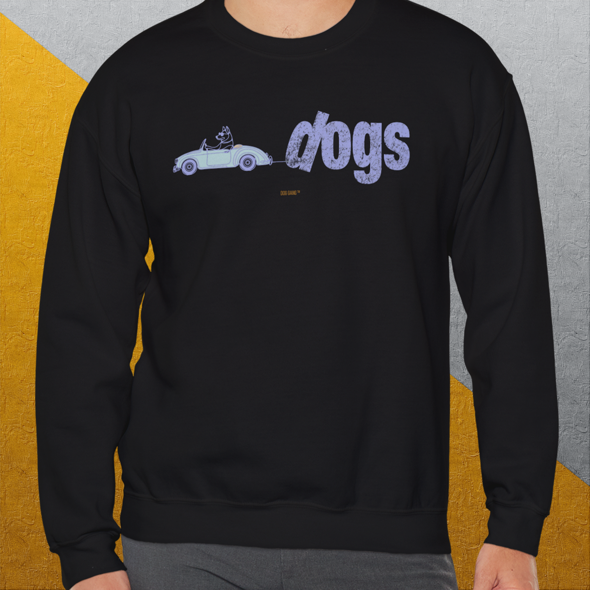 The Dog Gang Minimalistic Series II, Volume 2, Unisex Sweatshirt-a minimalistic Shirtdesign for dog lovers by Dog Gang