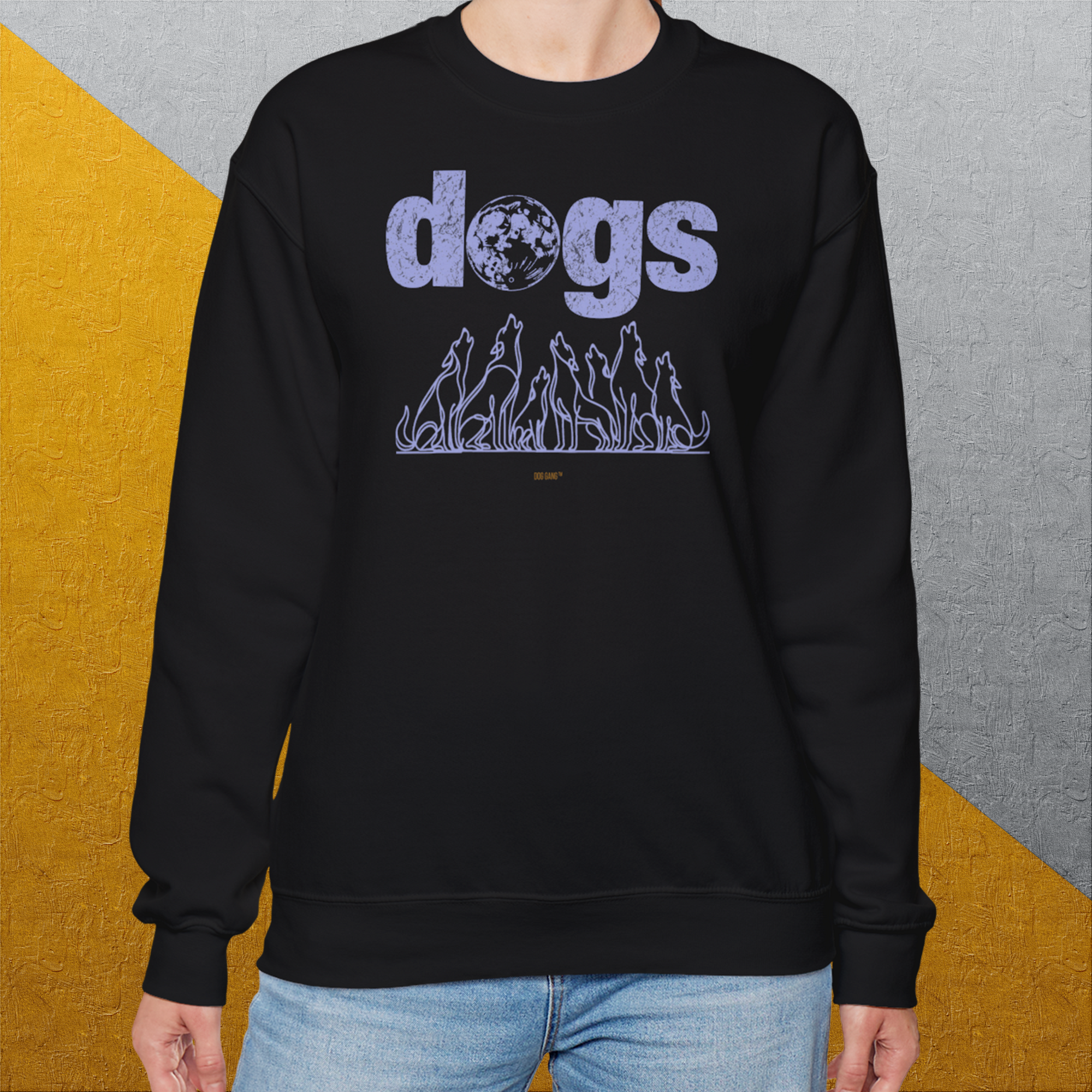 The Dog Gang Minimalistic Series II, Volume 3, Unisex Sweatshirt-a minimalistic Shirtdesign by Dog Gang of Switzerland