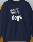 The Dog Gang Minimalistic Series II, Volume 4, Unisex Sweatshirt-Navy-Design by Dog Gang