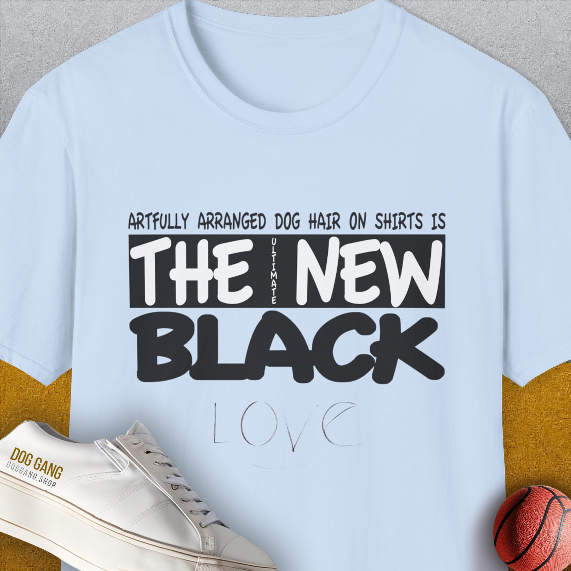 The Ultimate New Black, Volume 2, Unisex T-Shirt-Light Blue, Design by Dog Gang