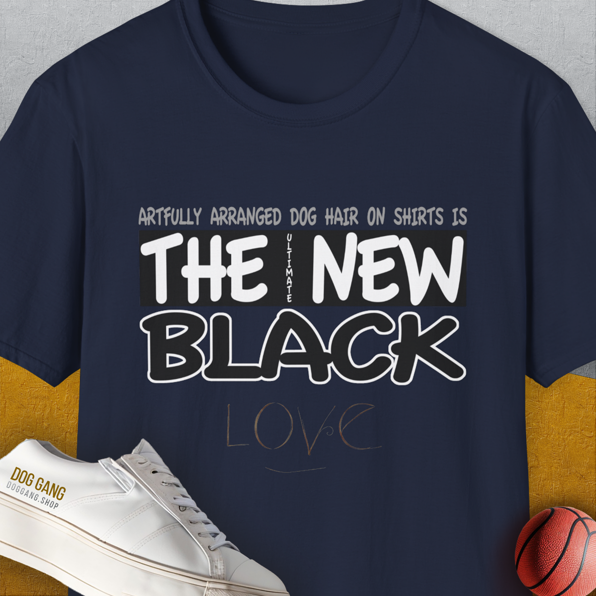 The Ultimate New Black, Volume 2, Unisex T-Shirt-Navy, Design by Dog Gang