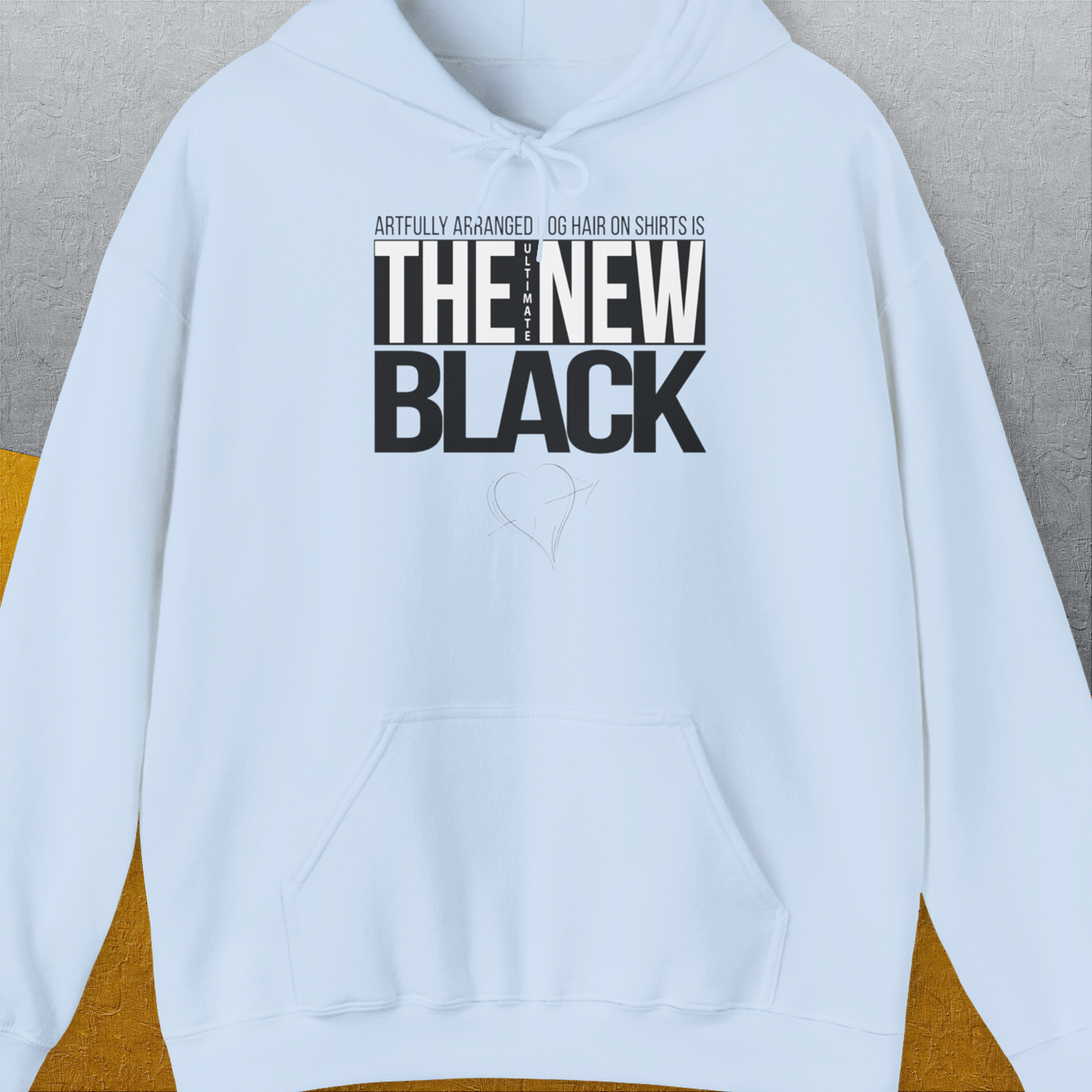 The Ultimate New Black, Volume 1, Unisex Hoodie-Light Blue, Design by Dog Gang