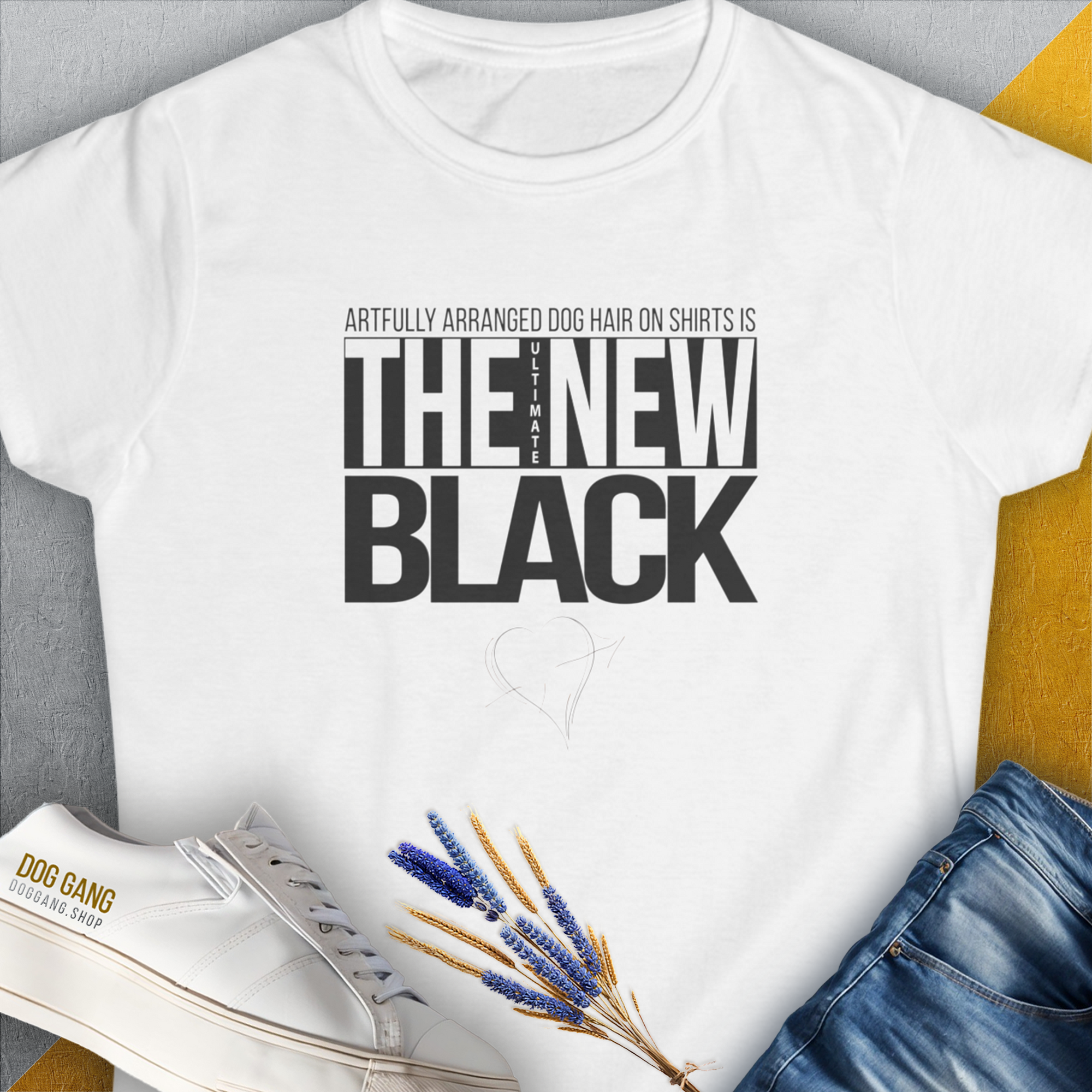The Ultimate New Black, Volume 1, Women's T-Shirt-White. For dog lovers and dog owners. Design by Dog Gang