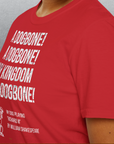 My Kingdom For A Dogbone - My Dog Playing Richard III. by Shakespeare, Unisex T-Shirt-witziges Shirt mit lustigem Spruch für Hundefreund, Design by Dog Gang