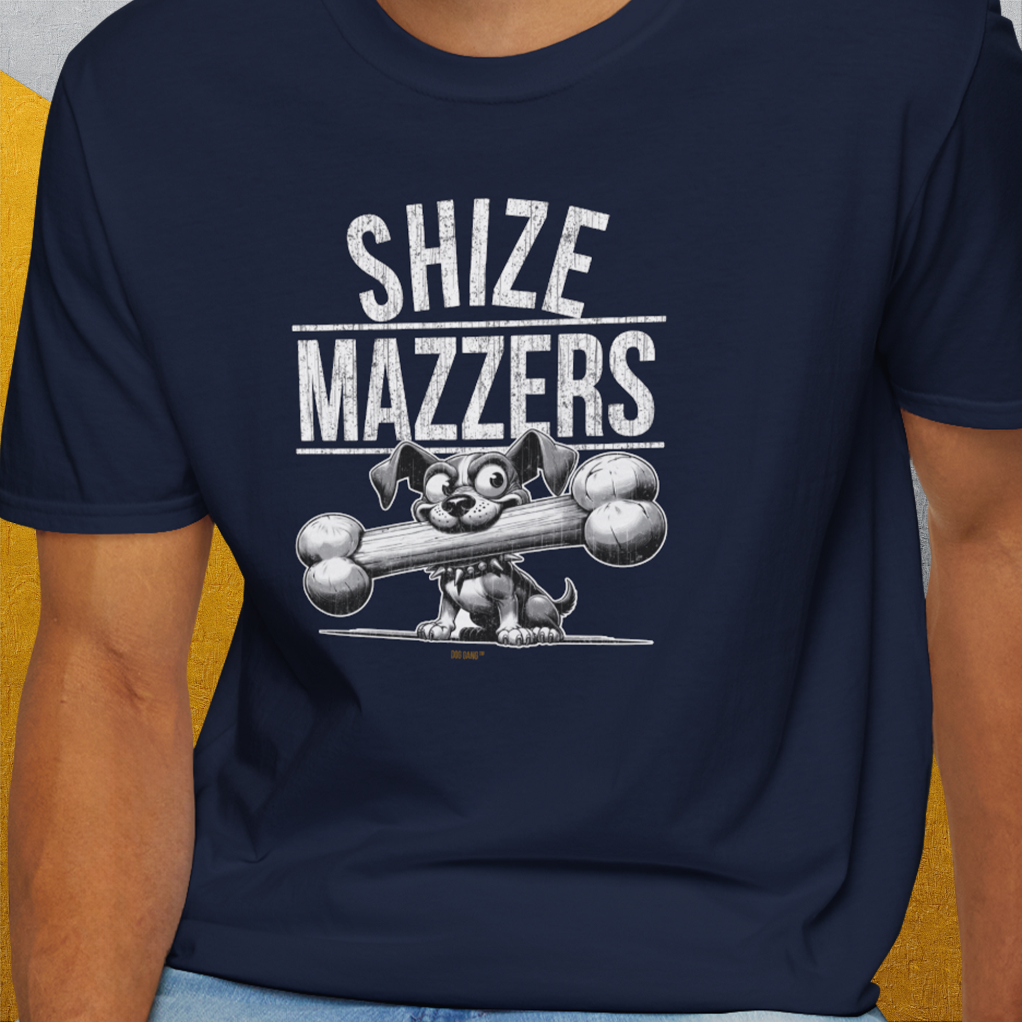 Shize Mazzers, Volume 1, Unisex T-Shirt-. For dog lovers and dog owners. Design by Dog Gang
