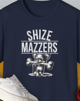 Shize Mazzers, Volume 2, Unisex T-Shirt-Navy, Design by Dog Gang