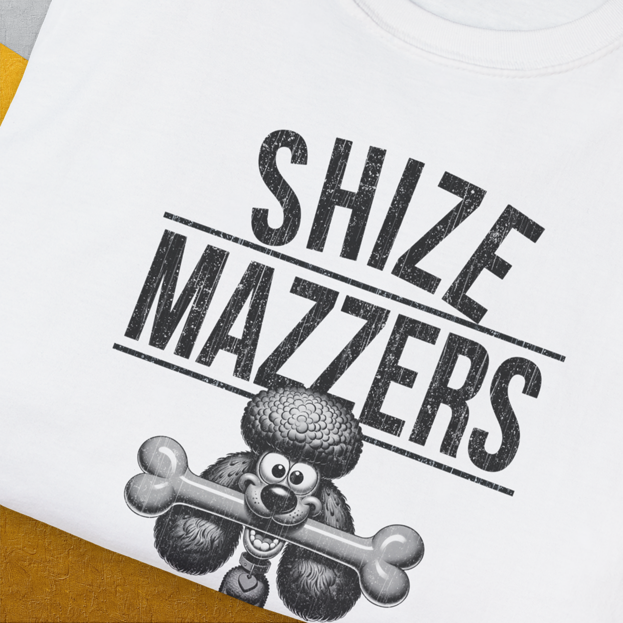 Shize Mazzers, Volume 3, Unisex T-Shirt-. A dog-themed Design from Dog Gang
