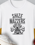 Shize Mazzers, Volume 4, Unisex T-Shirt-White, Design by Dog Gang