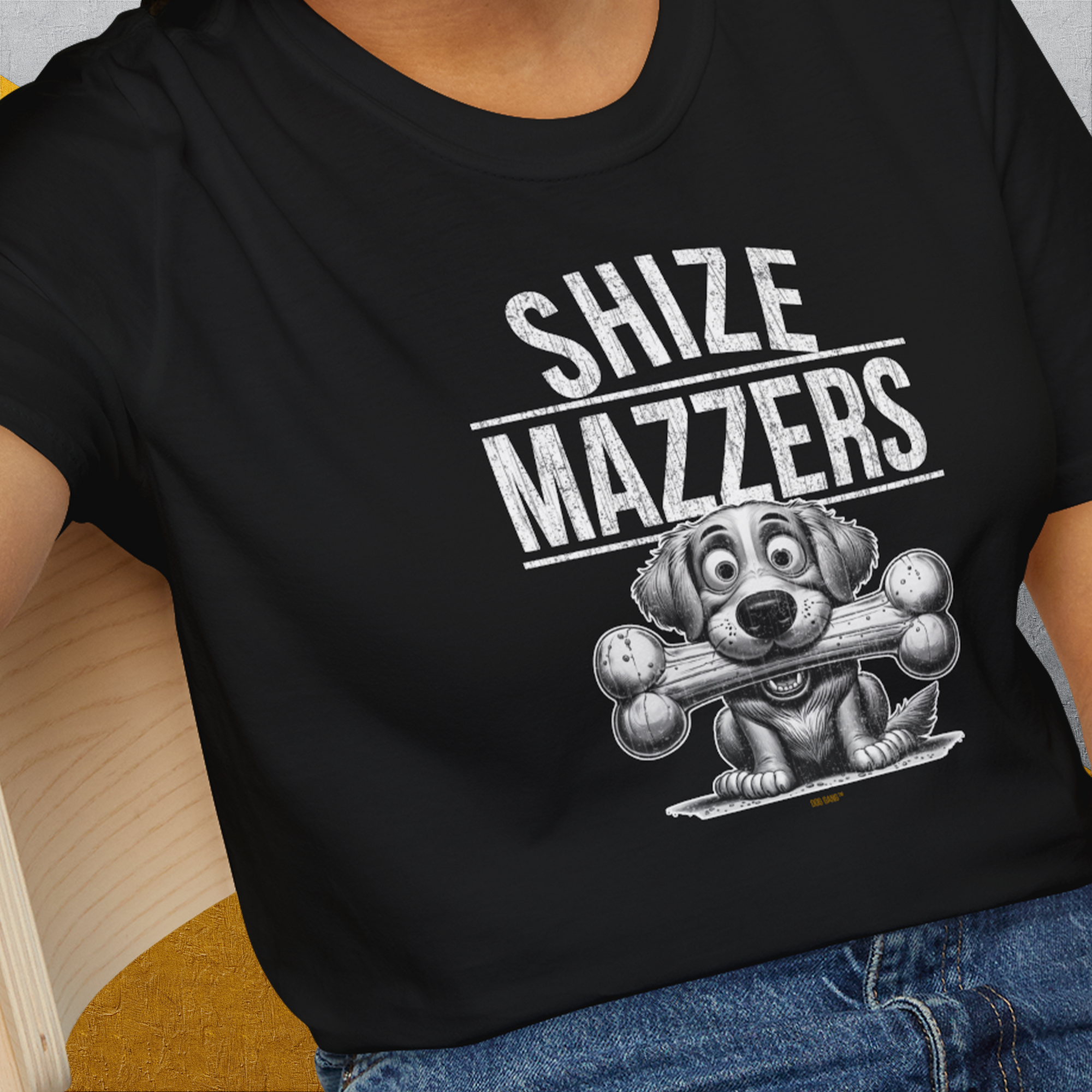 Shize Mazzers, Volume 4, Unisex T-Shirt-, a fun and stylish design for dog lovers from Dog Gang