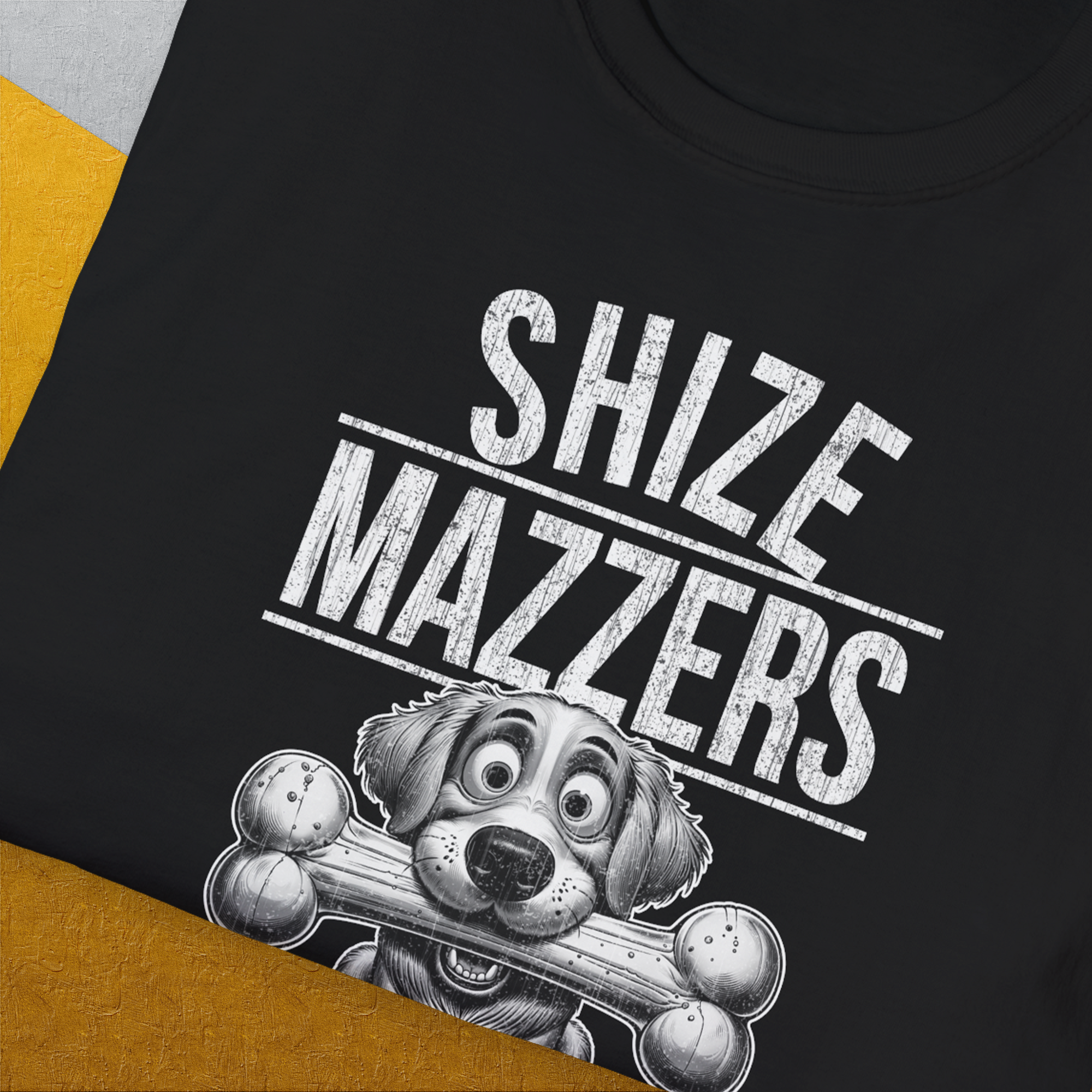 Shize Mazzers, Volume 4, Unisex T-Shirt-. A dog-themed Design from Dog Gang