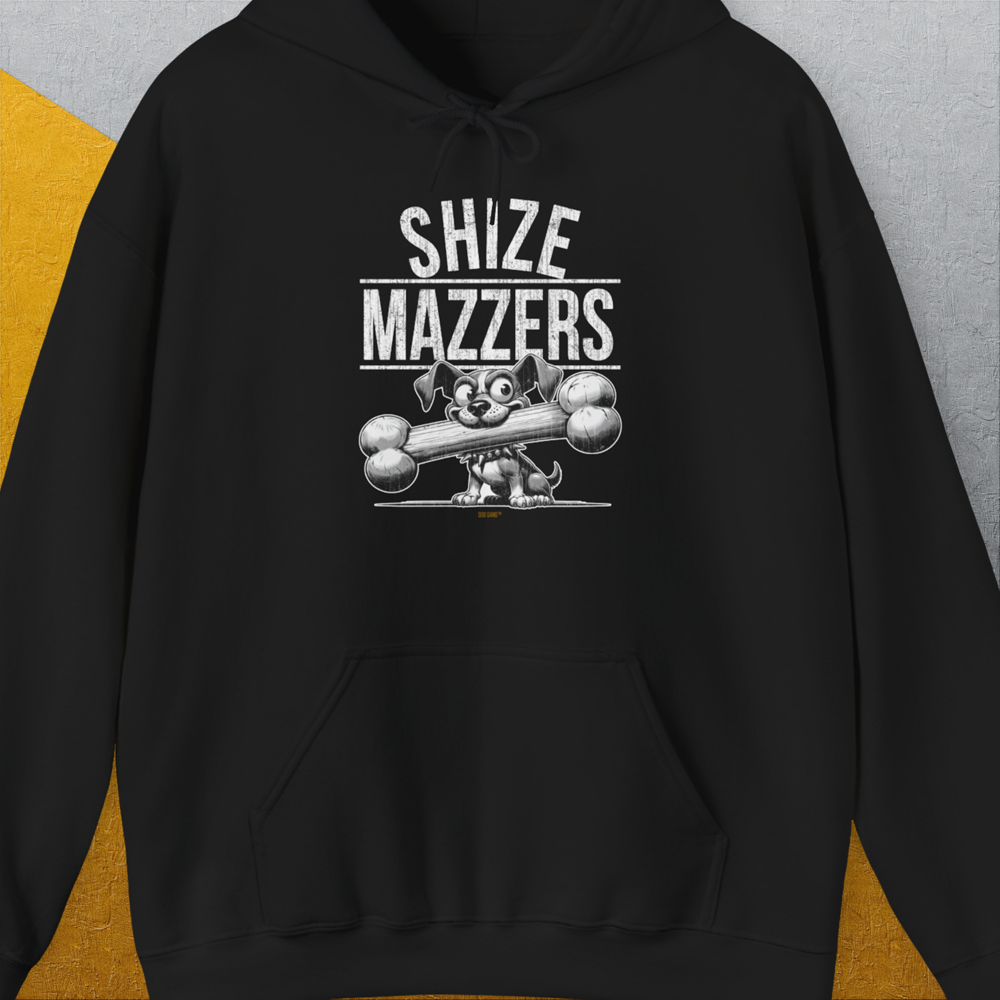 Shize Mazzers, Volume 1, Unisex Hoodie-Black, Design by Dog Gang