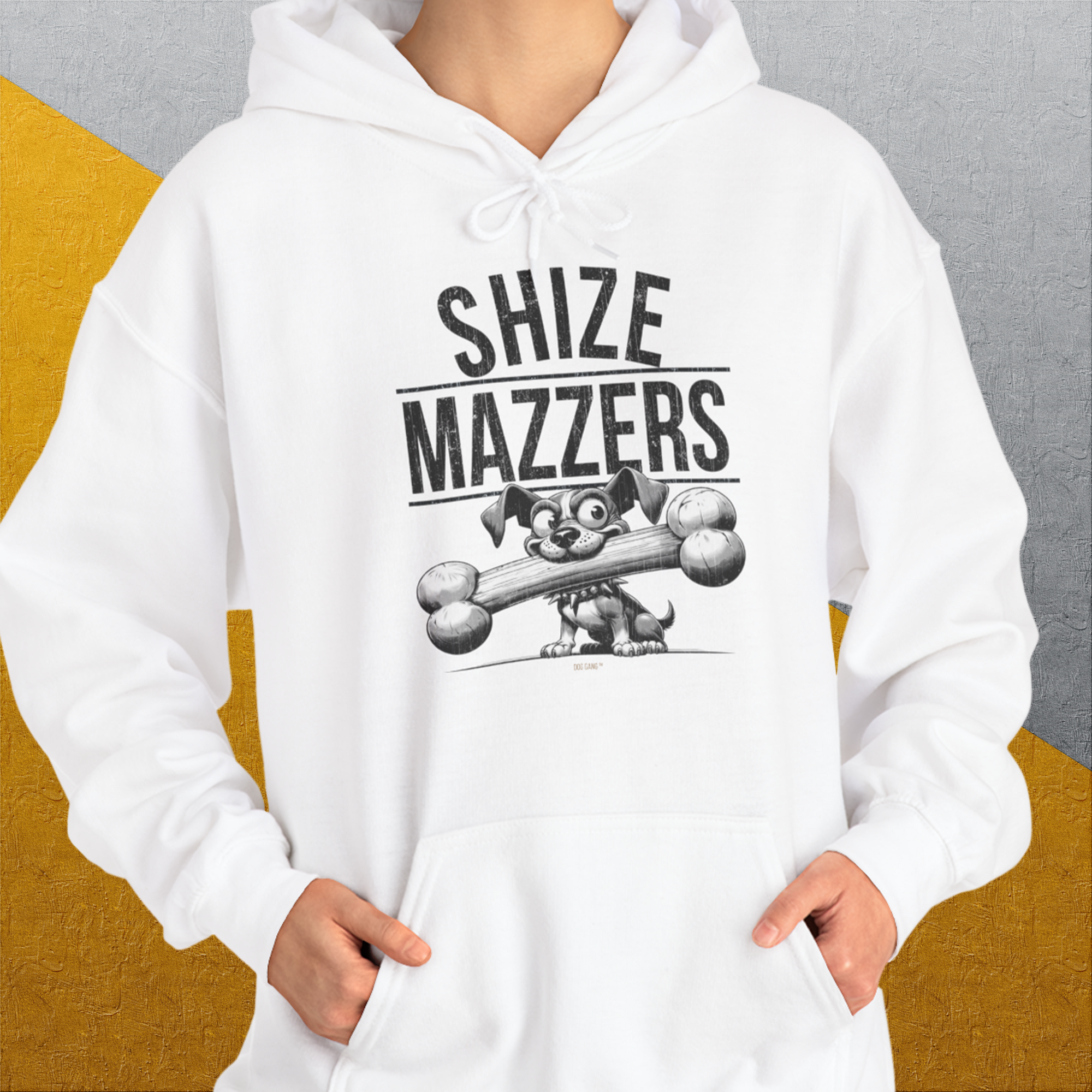 Shize Mazzers, Volume 1, Unisex Hoodie-. A perfect gift for dog lovers and dog owners. Design by Dog Gang