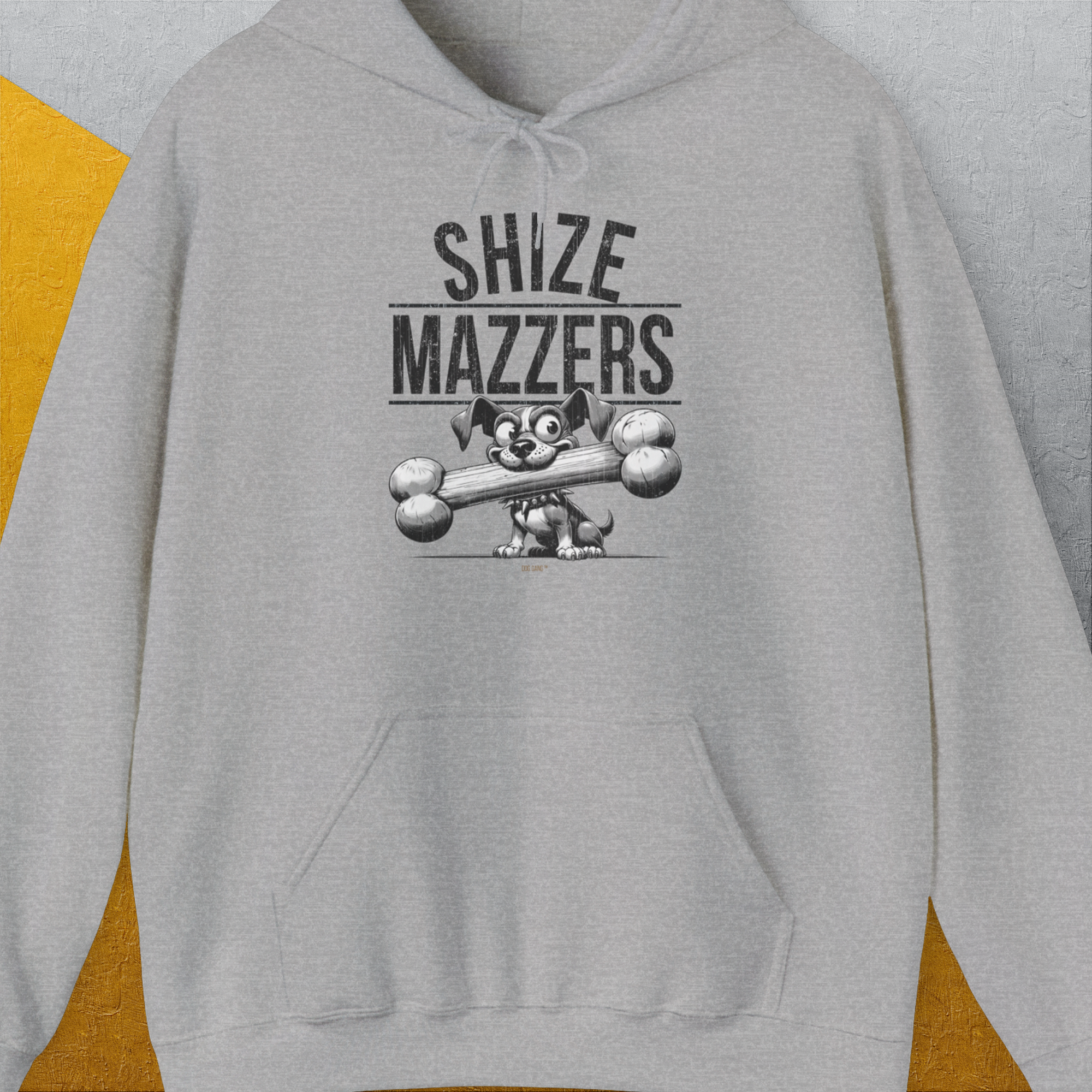 Shize Mazzers, Volume 1, Unisex Hoodie-Sport Grey, Design by Dog Gang