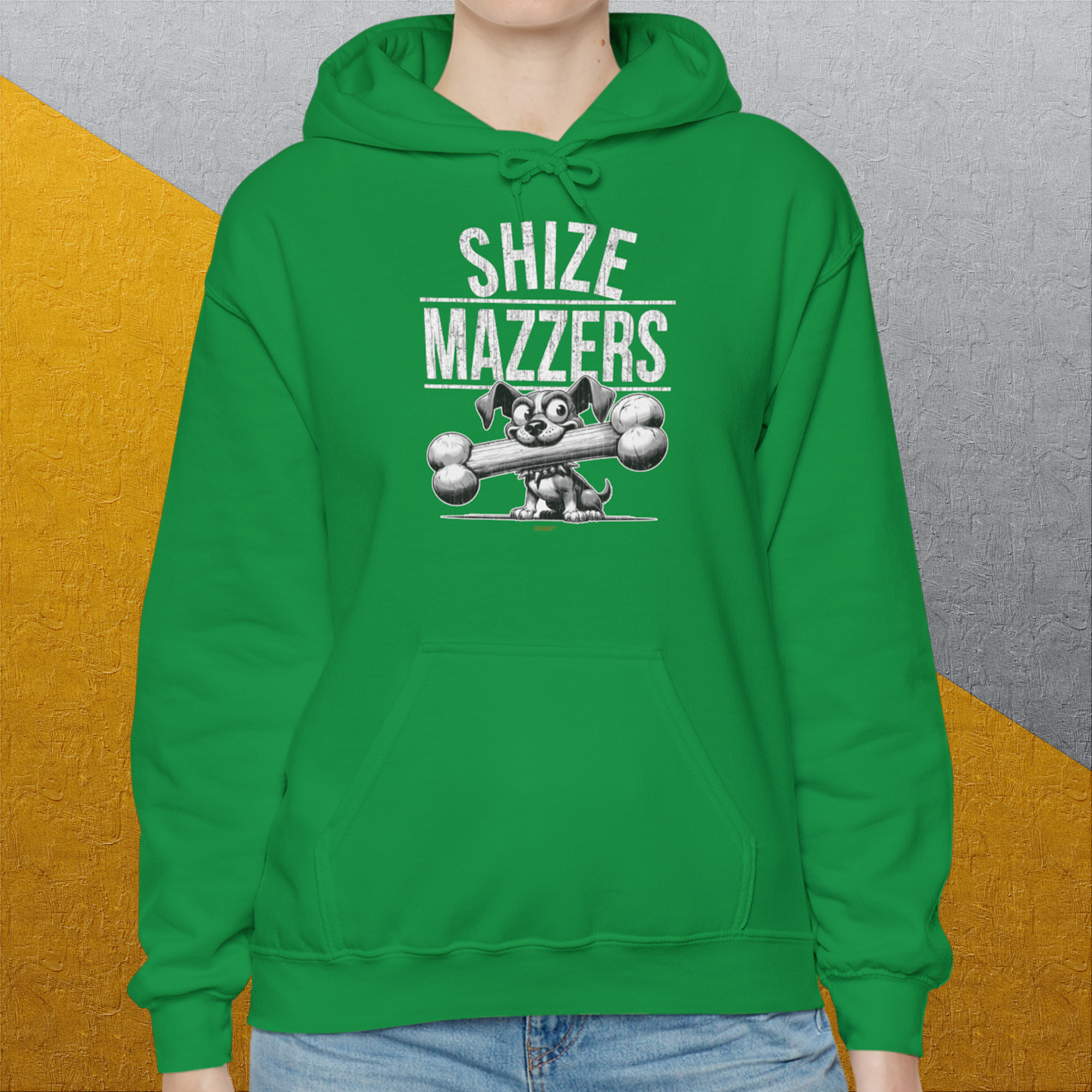 Shize Mazzers, Volume 1, Unisex Hoodie-, a fun and stylish design for dog lovers from Dog Gang