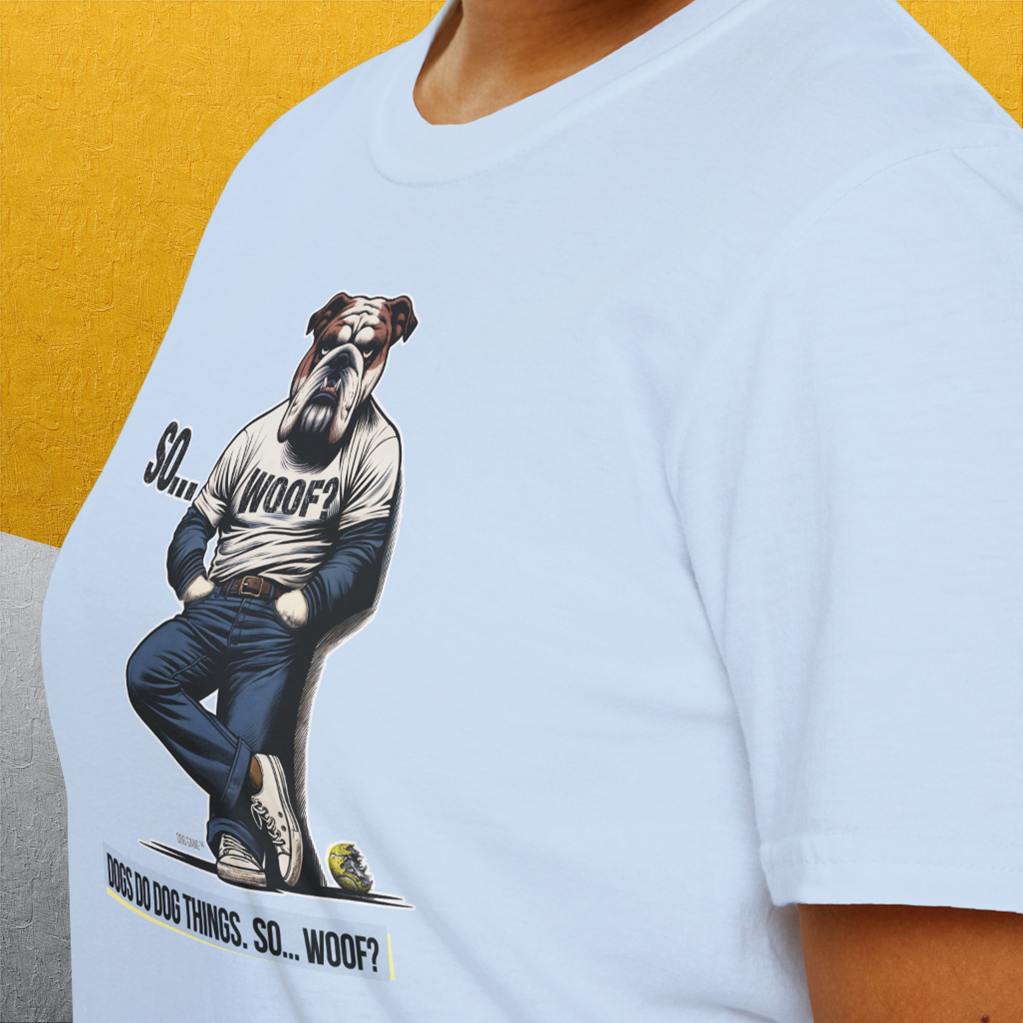 So... Woof? Volume 1, Unisex T-Shirt-, Design by Dog Gang