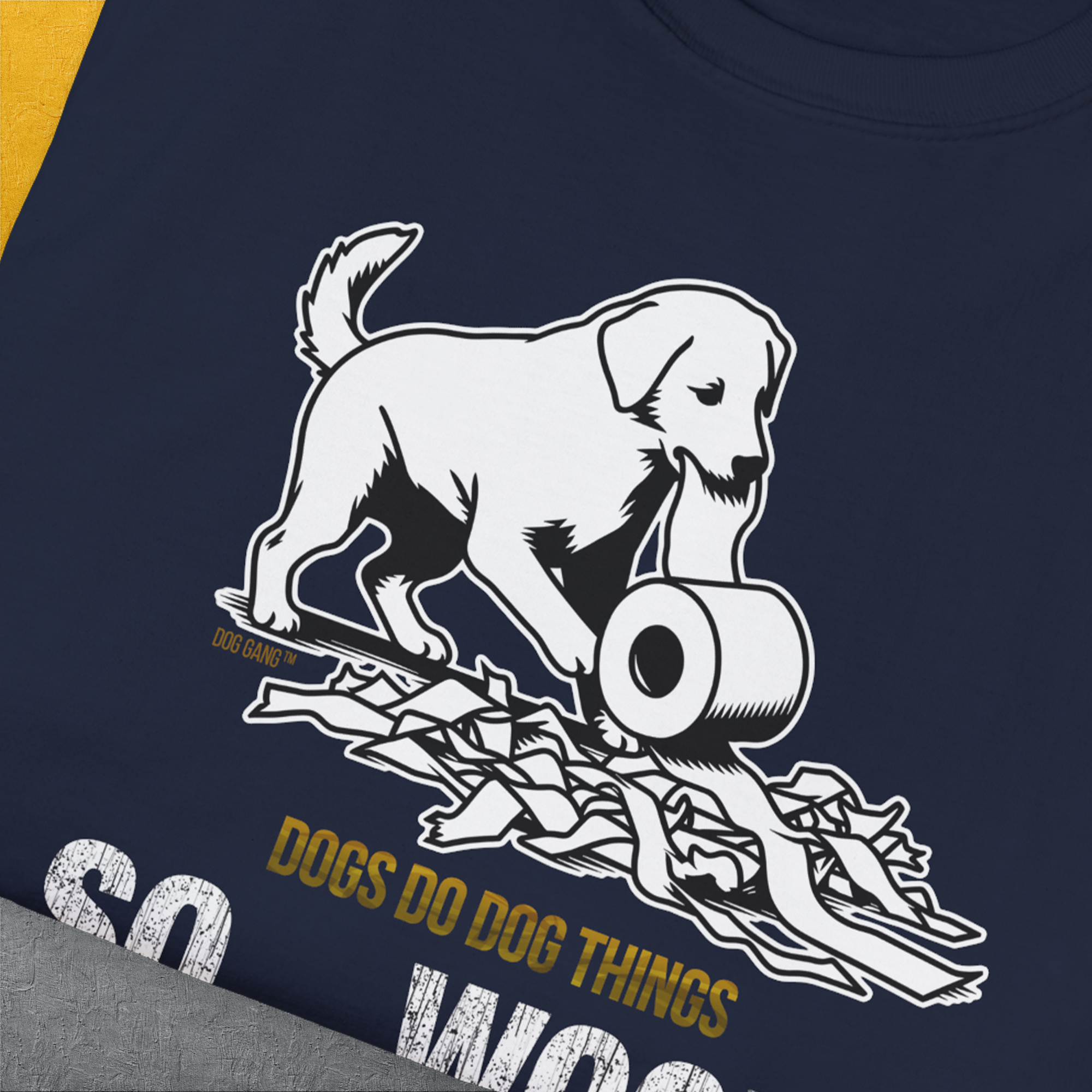 So... Woof? Volume 2, Unisex T-Shirt-. A dog-themed Design from Dog Gang